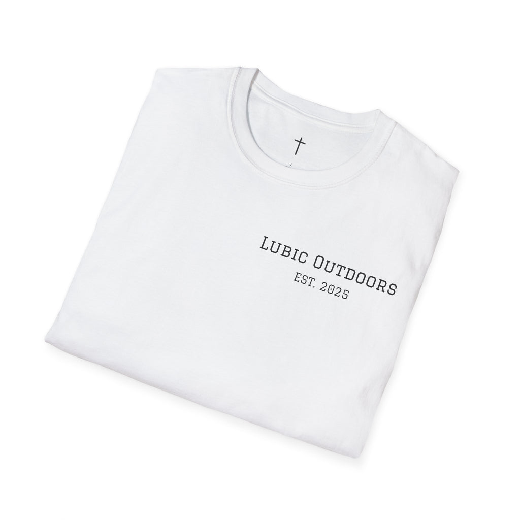 Turkey Illustration T-Shirt — "Lubic Outdoors" Back Print
