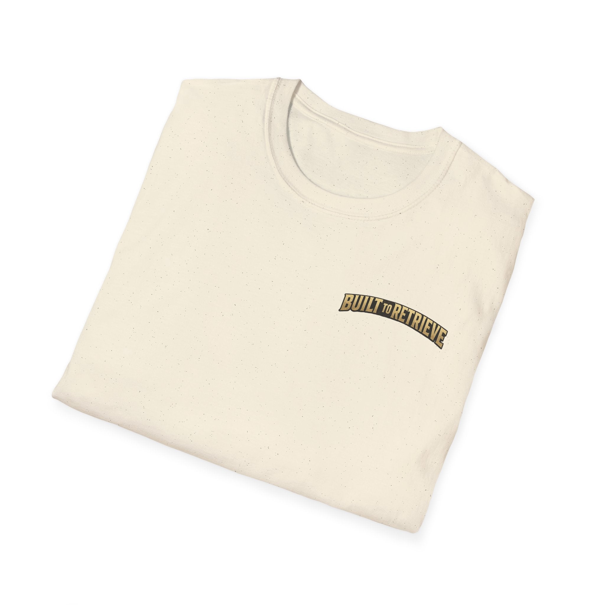 "Built to Retrieve" T-Shirt — Retriever with Mallard Graphic