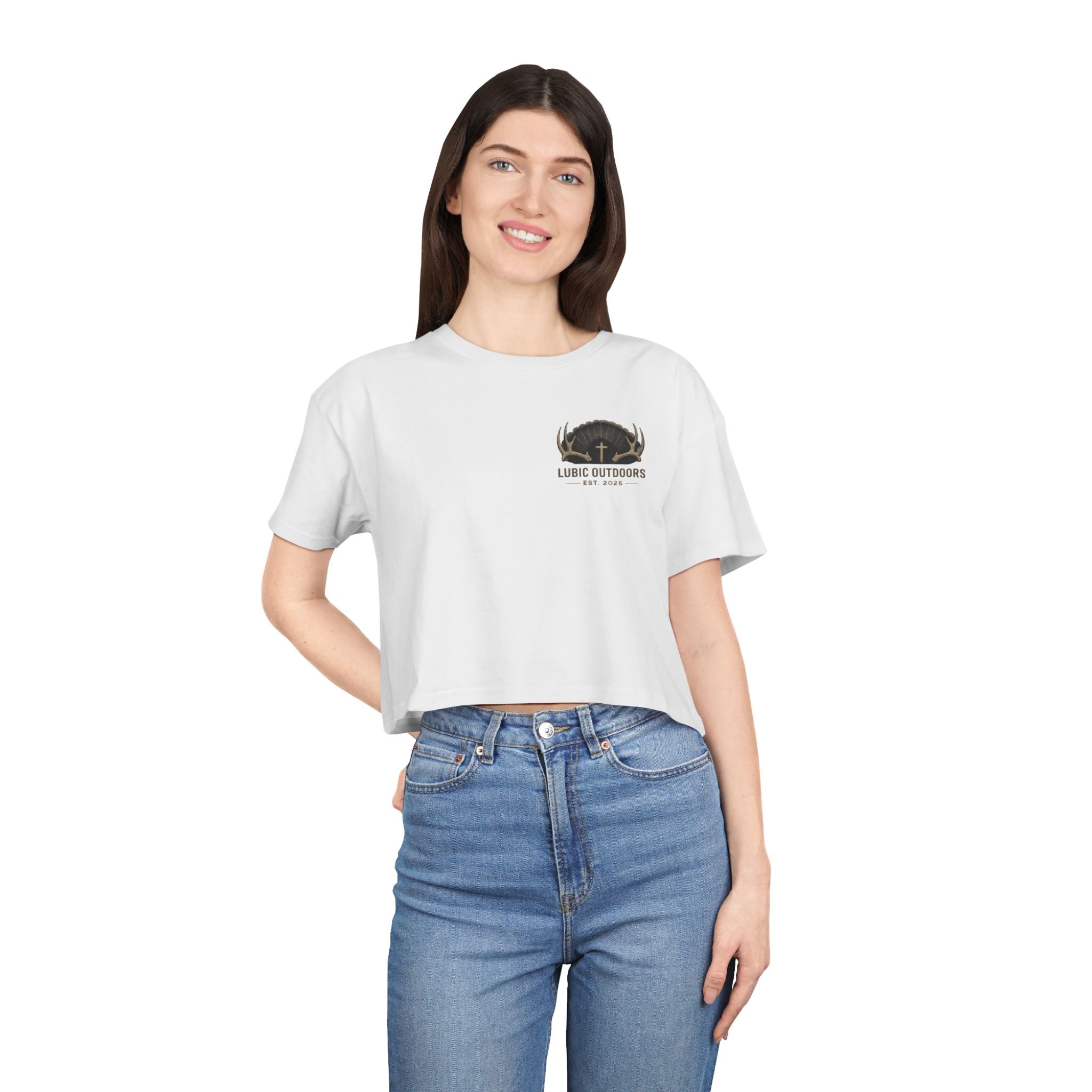 Lubic Outdoors Women's Crop Top  - “Faith Family Outdoors”