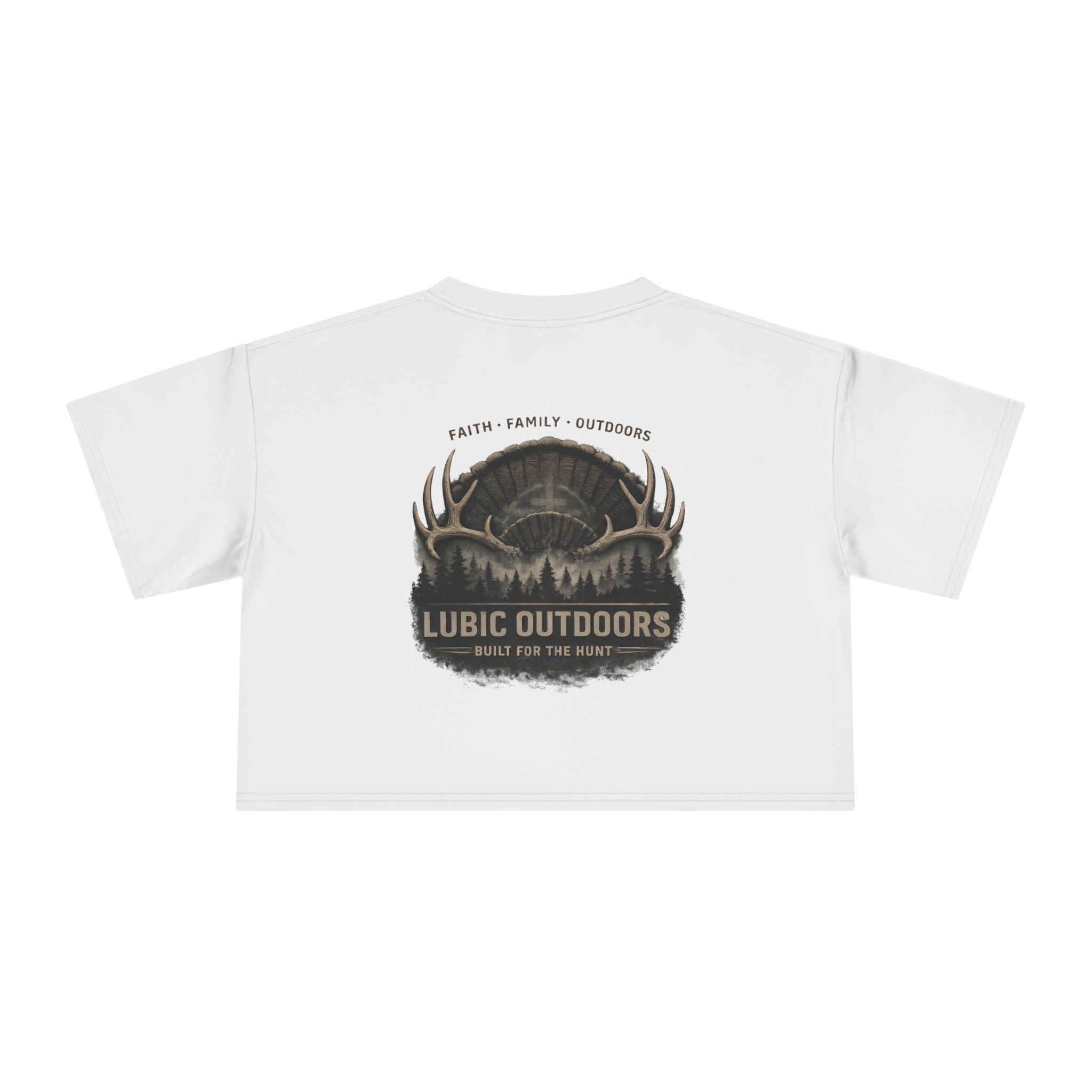 Lubic Outdoors Women's Crop Top  - “Faith Family Outdoors”