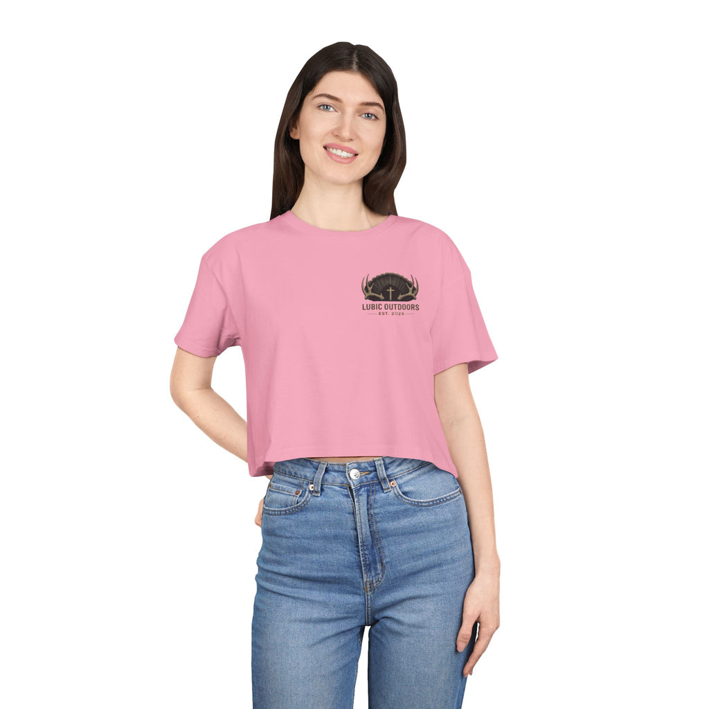 Lubic Outdoors Women's Crop Top  - “Faith Family Outdoors”