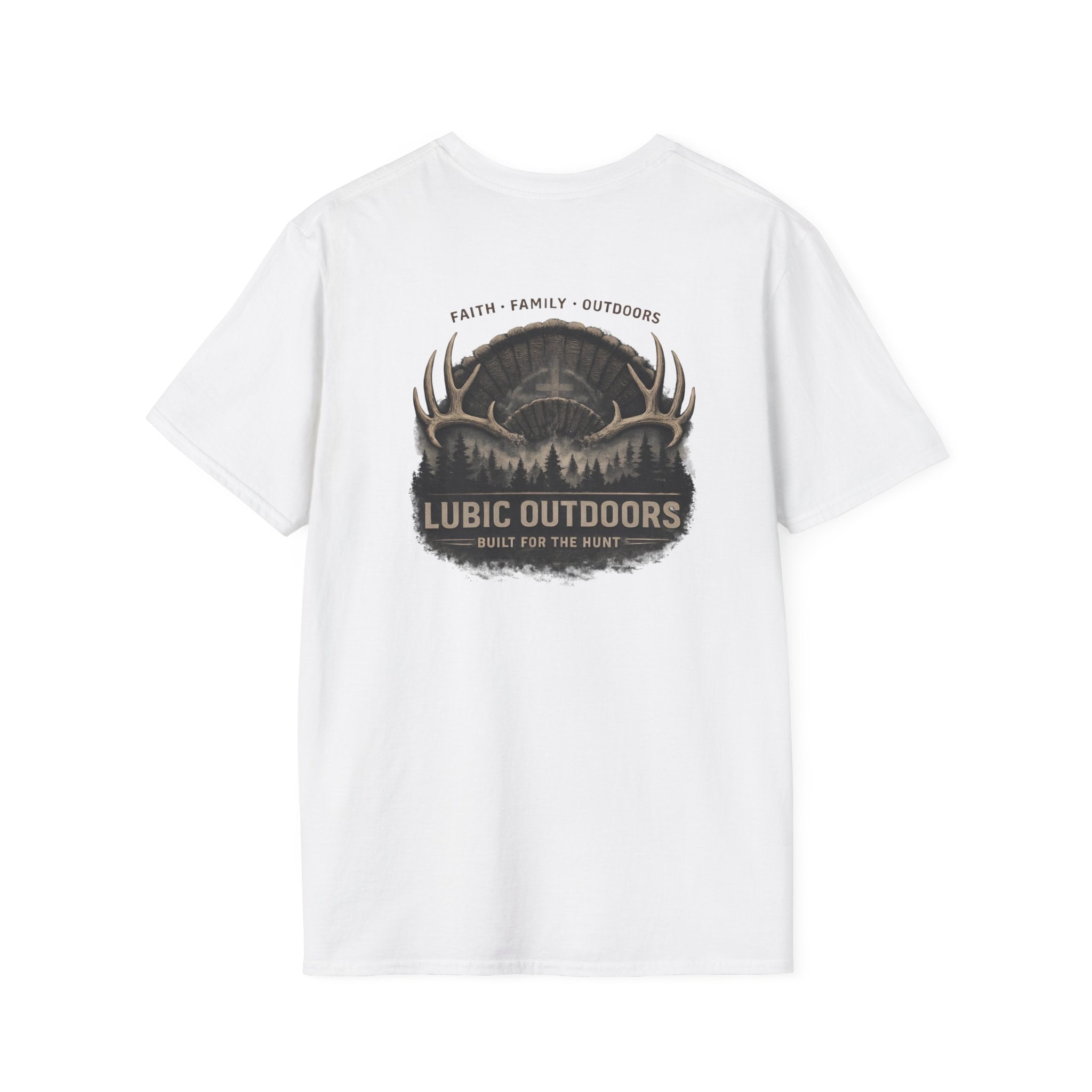 Lubic Outdoors Logo T-Shirt — Faith, Family & Outdoors Hunting Tee