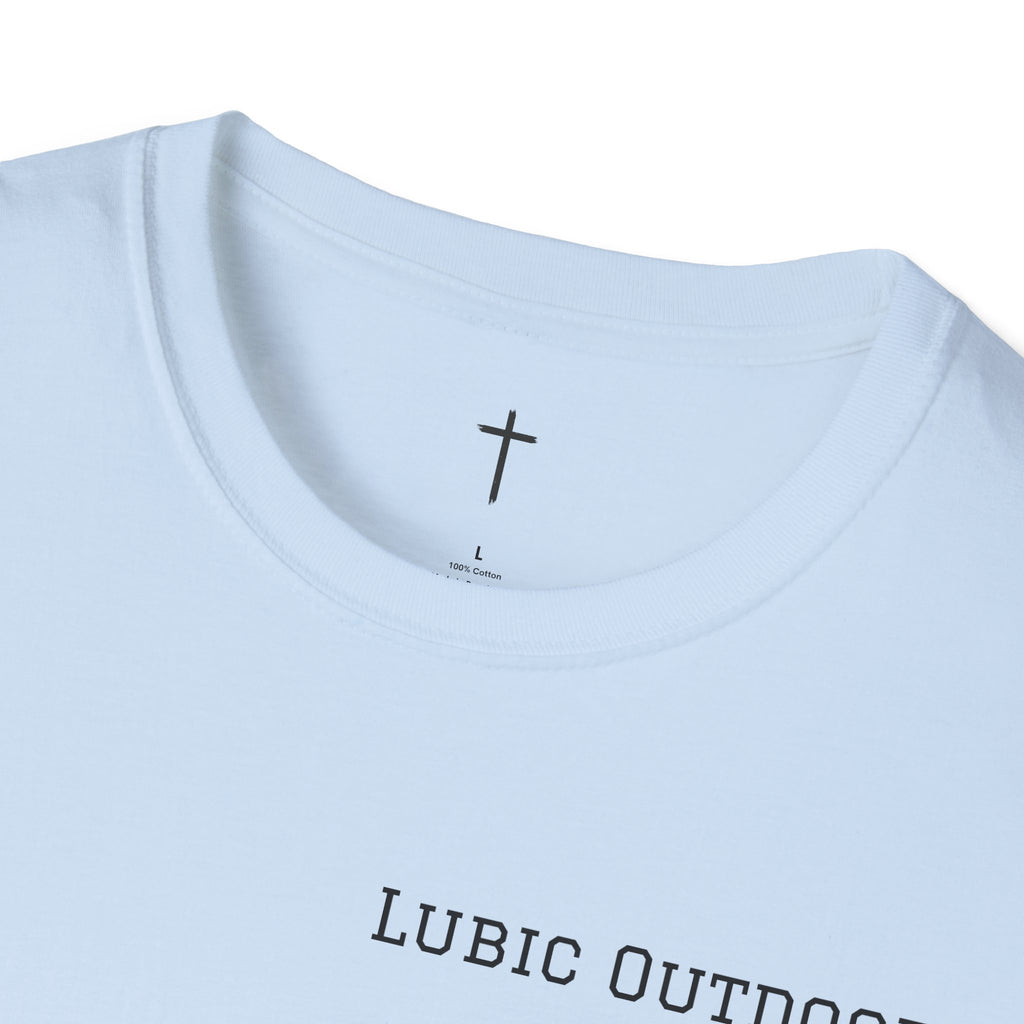 Turkey Illustration T-Shirt — "Lubic Outdoors" Back Print