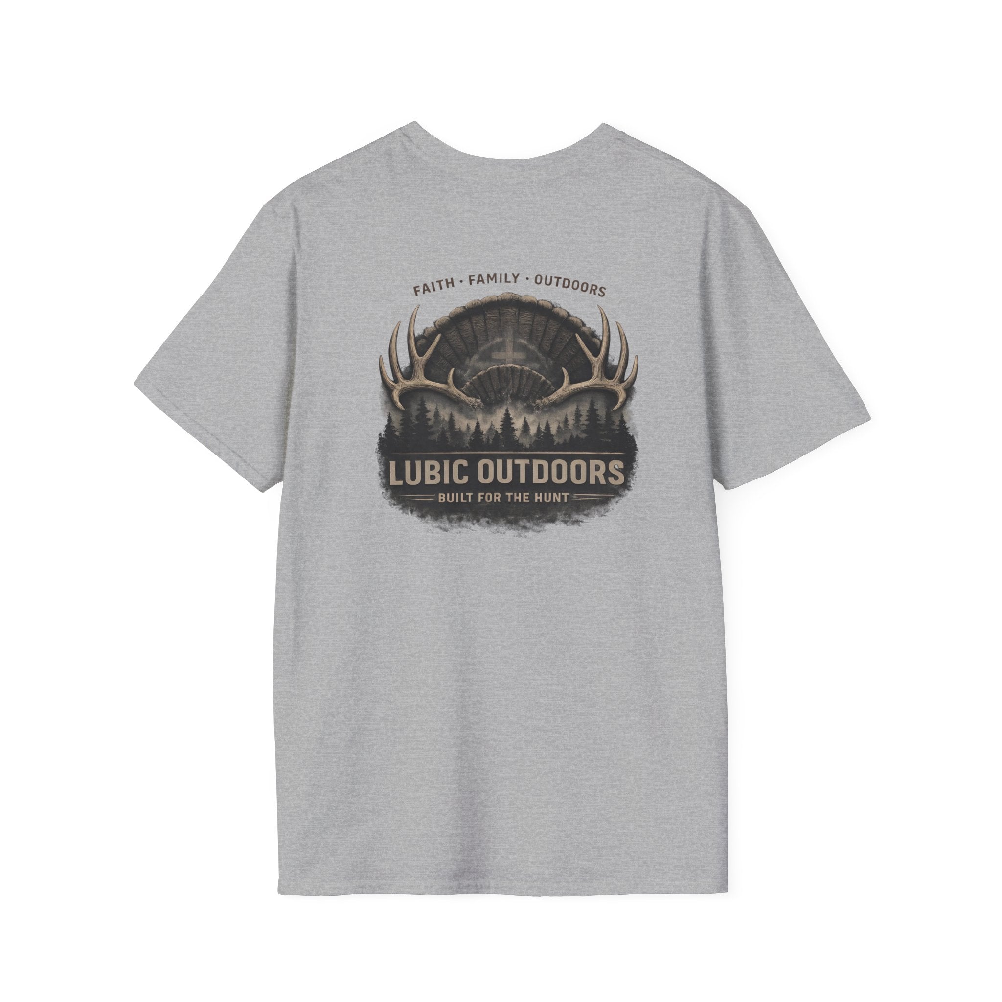 Lubic Outdoors Logo T-Shirt — Faith, Family & Outdoors Hunting Tee