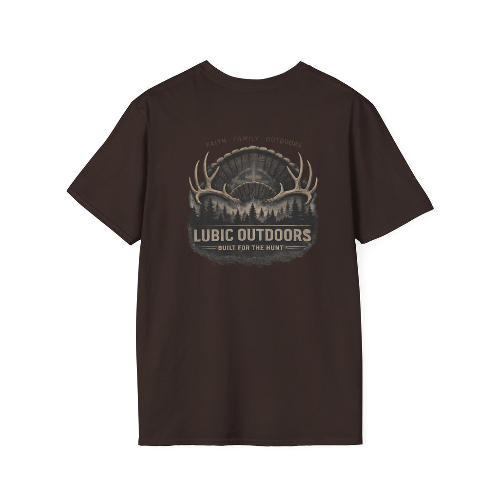 Lubic Outdoors Logo T-Shirt — Faith, Family & Outdoors Hunting Tee
