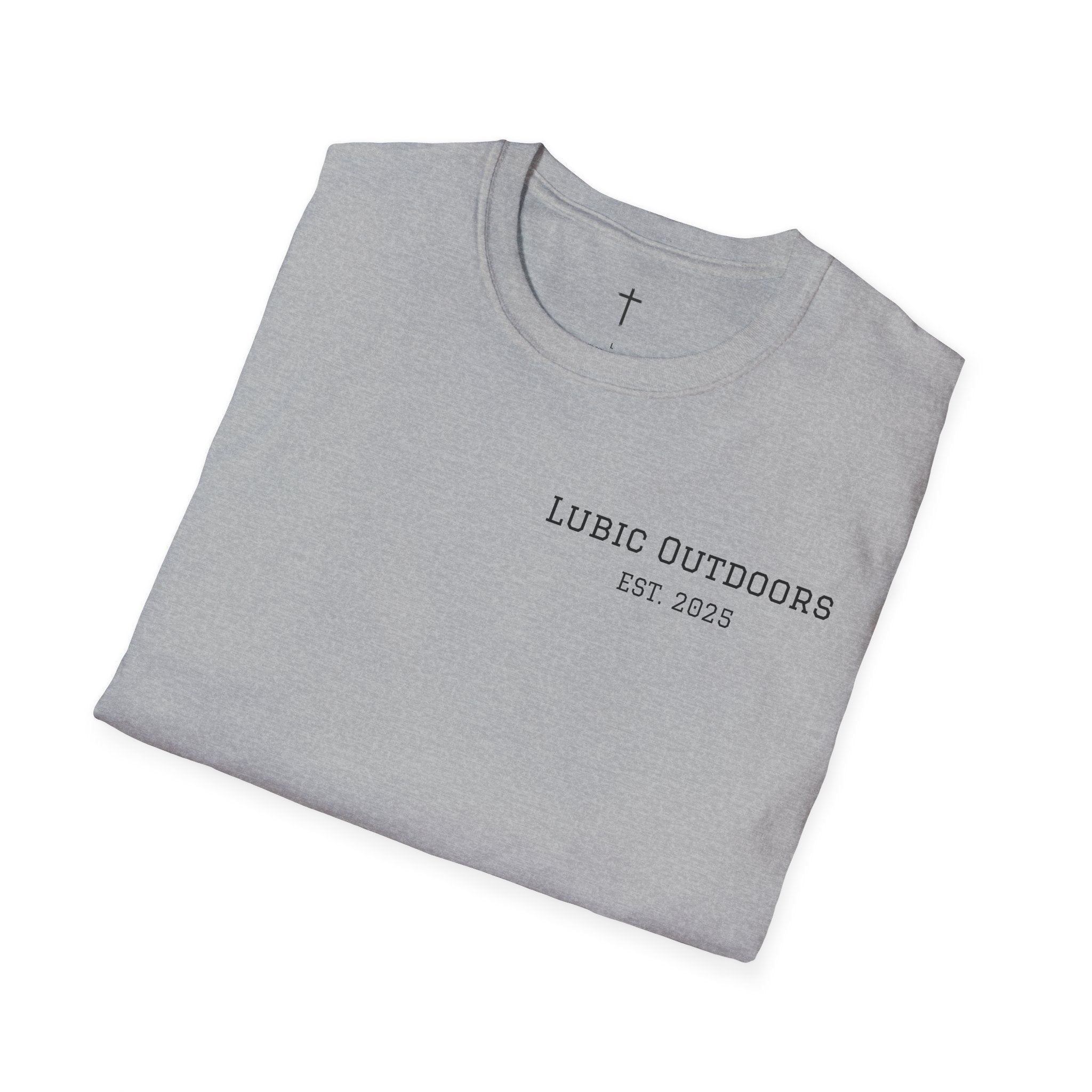 Turkey Illustration T-Shirt — "Lubic Outdoors" Back Print