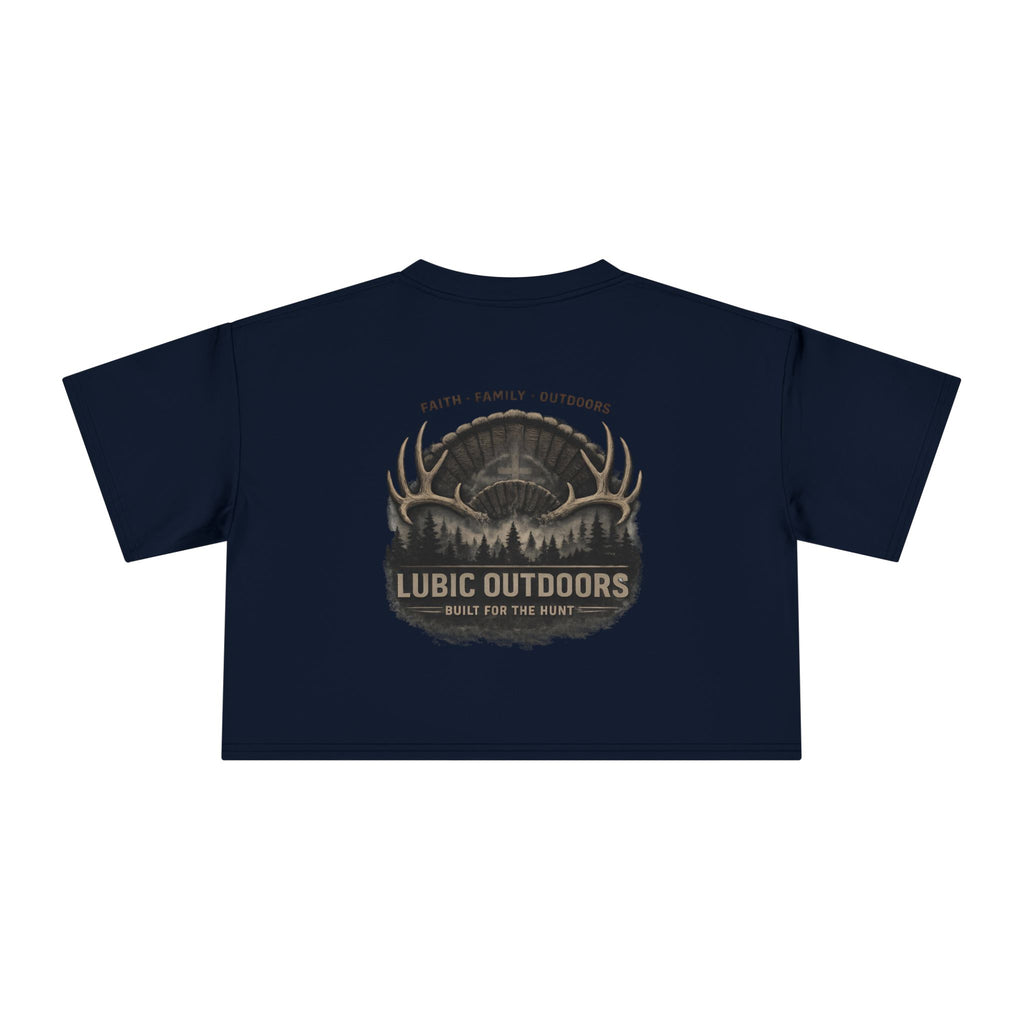 Lubic Outdoors Women's Crop Top  - “Faith Family Outdoors”
