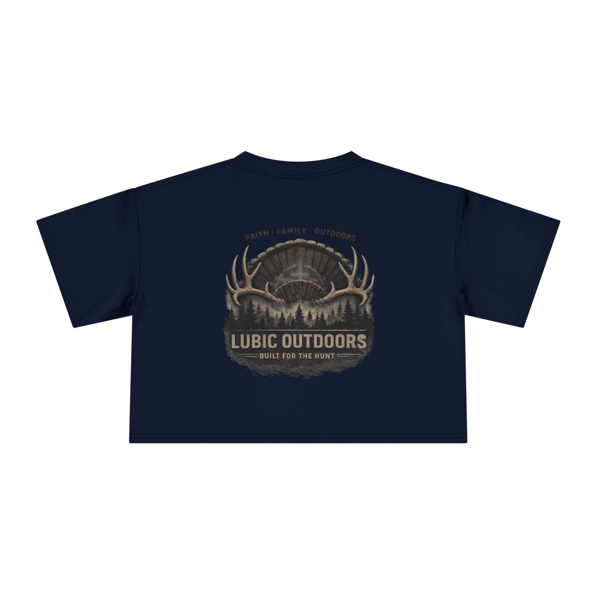Lubic Outdoors Women's Crop Top  - “Faith Family Outdoors”