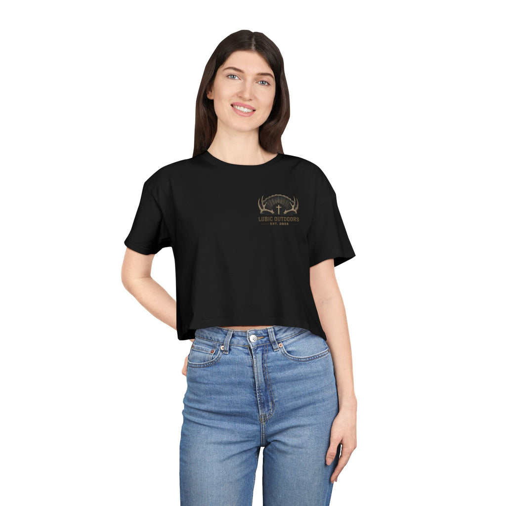Lubic Outdoors Women's Crop Top  - “Faith Family Outdoors”