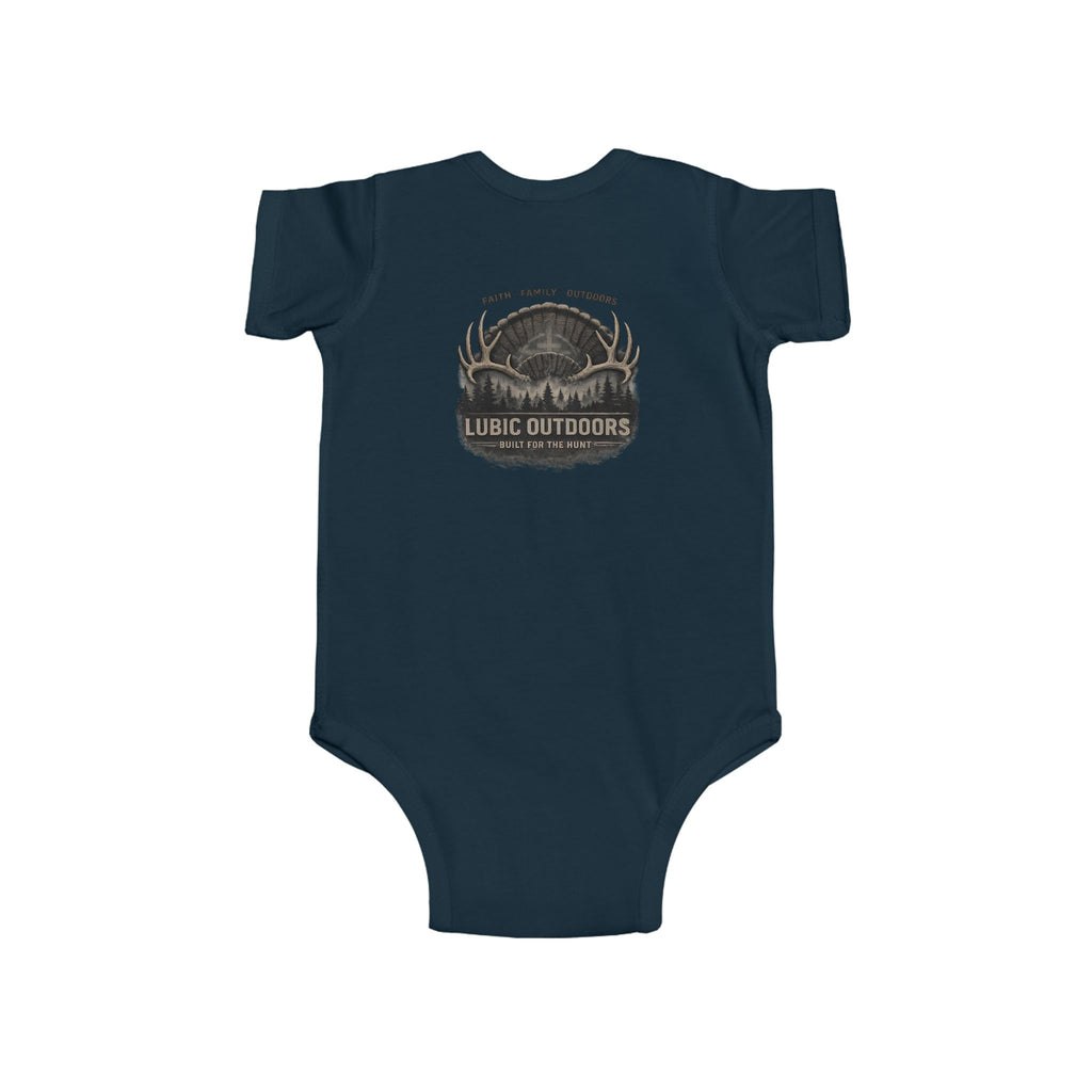 Lubic Outdoors Infant Bodysuit — Logo design
