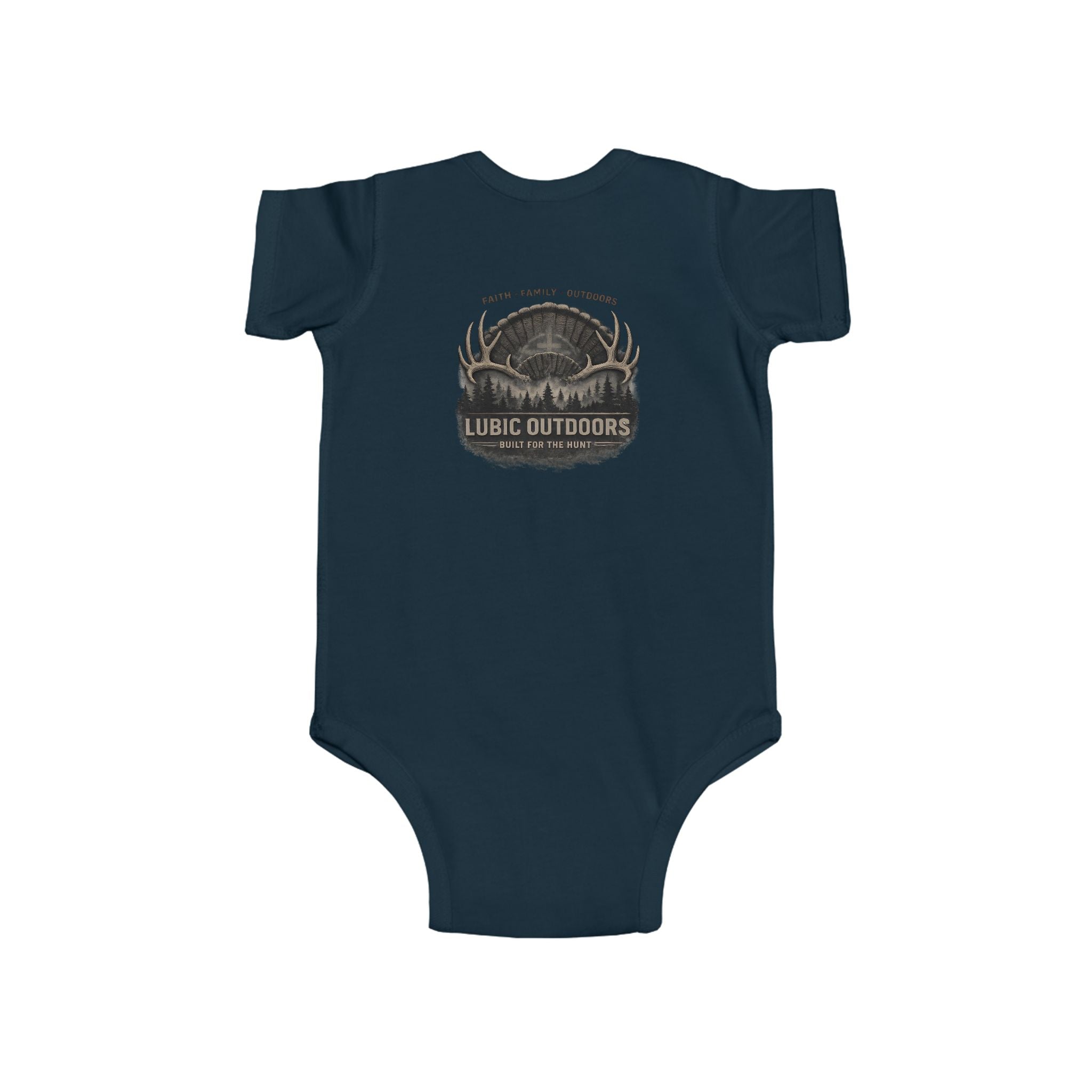 Lubic Outdoors Infant Bodysuit — Logo design
