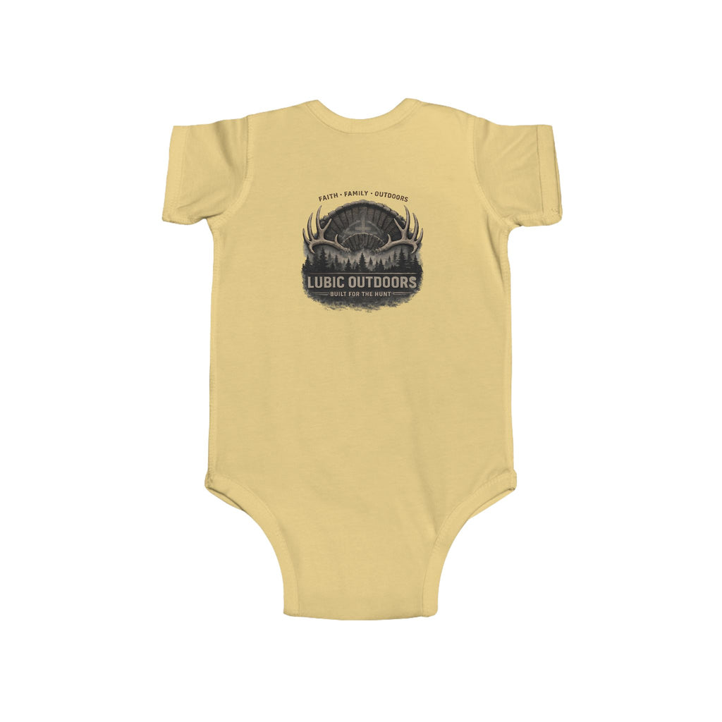 Lubic Outdoors Infant Bodysuit — Logo design