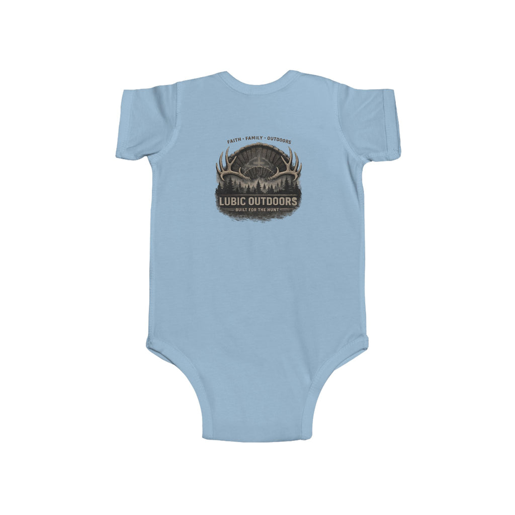 Lubic Outdoors Infant Bodysuit — Logo design