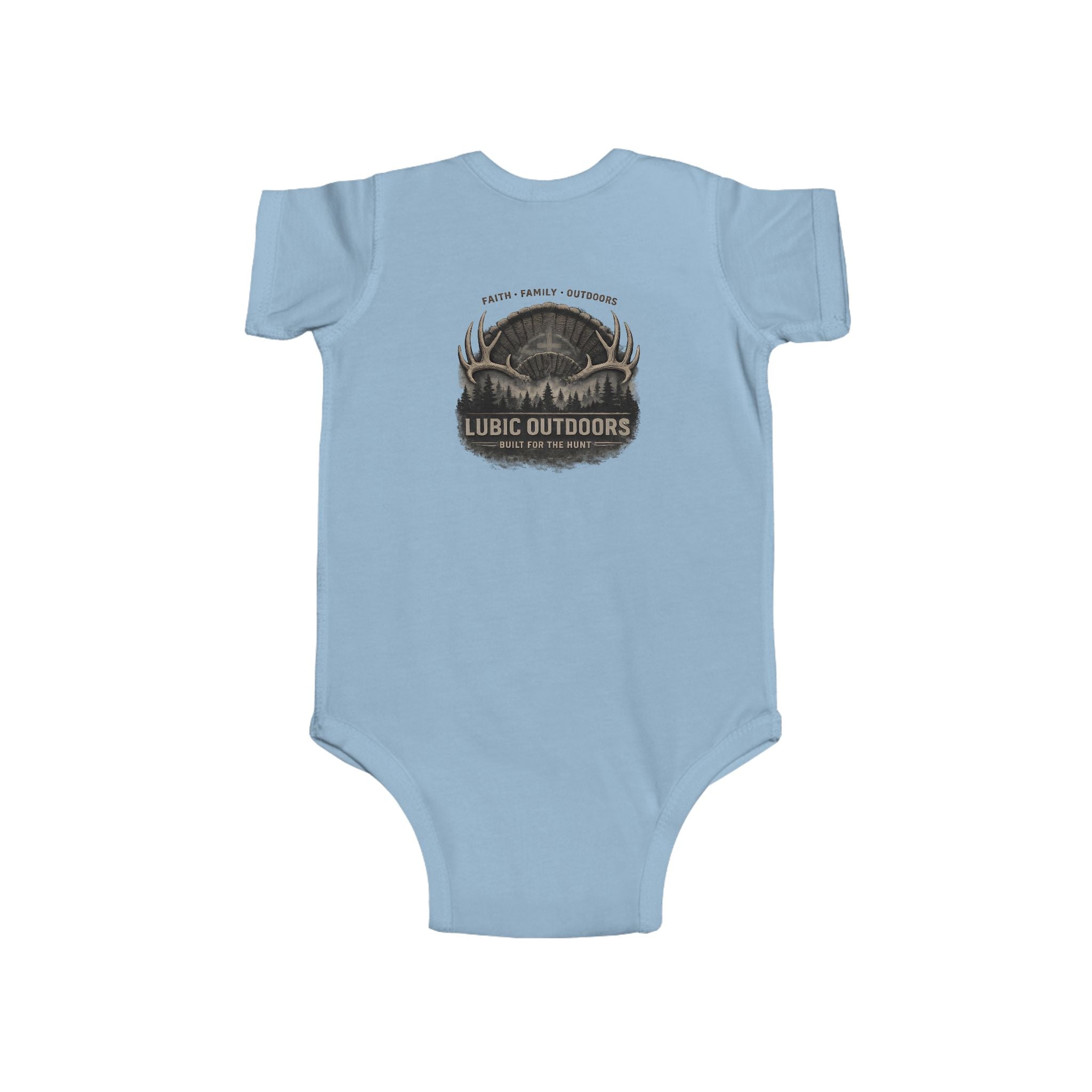 Lubic Outdoors Infant Bodysuit — Logo design