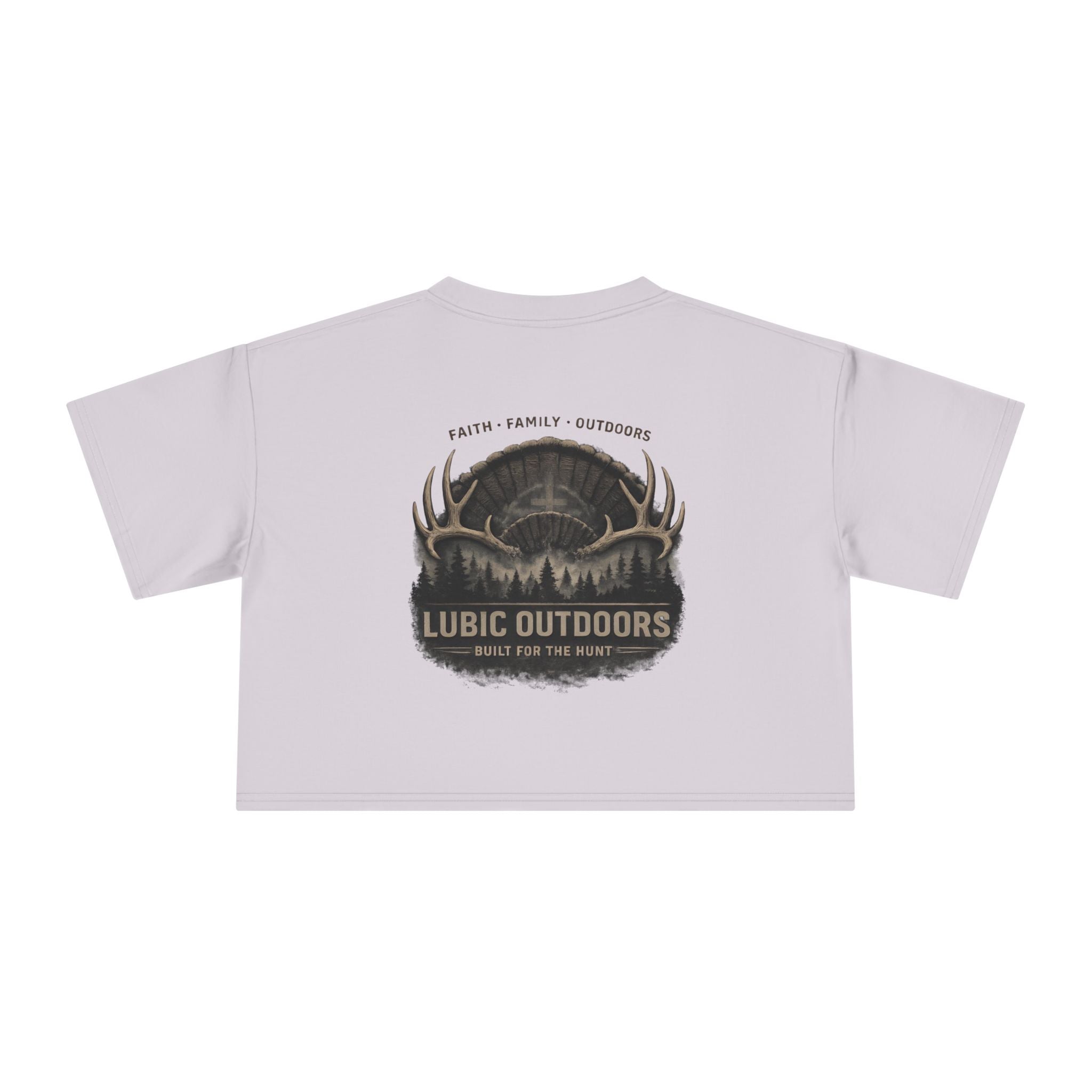 Lubic Outdoors Women's Crop Top  - “Faith Family Outdoors”