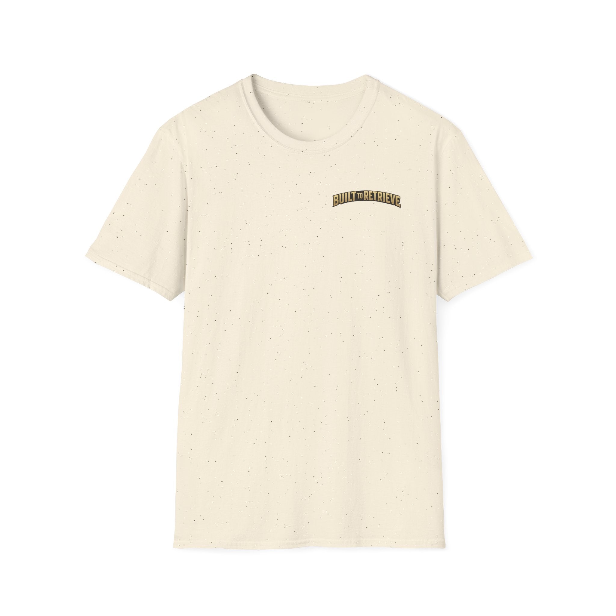 "Built to Retrieve" T-Shirt — Retriever with Mallard Graphic