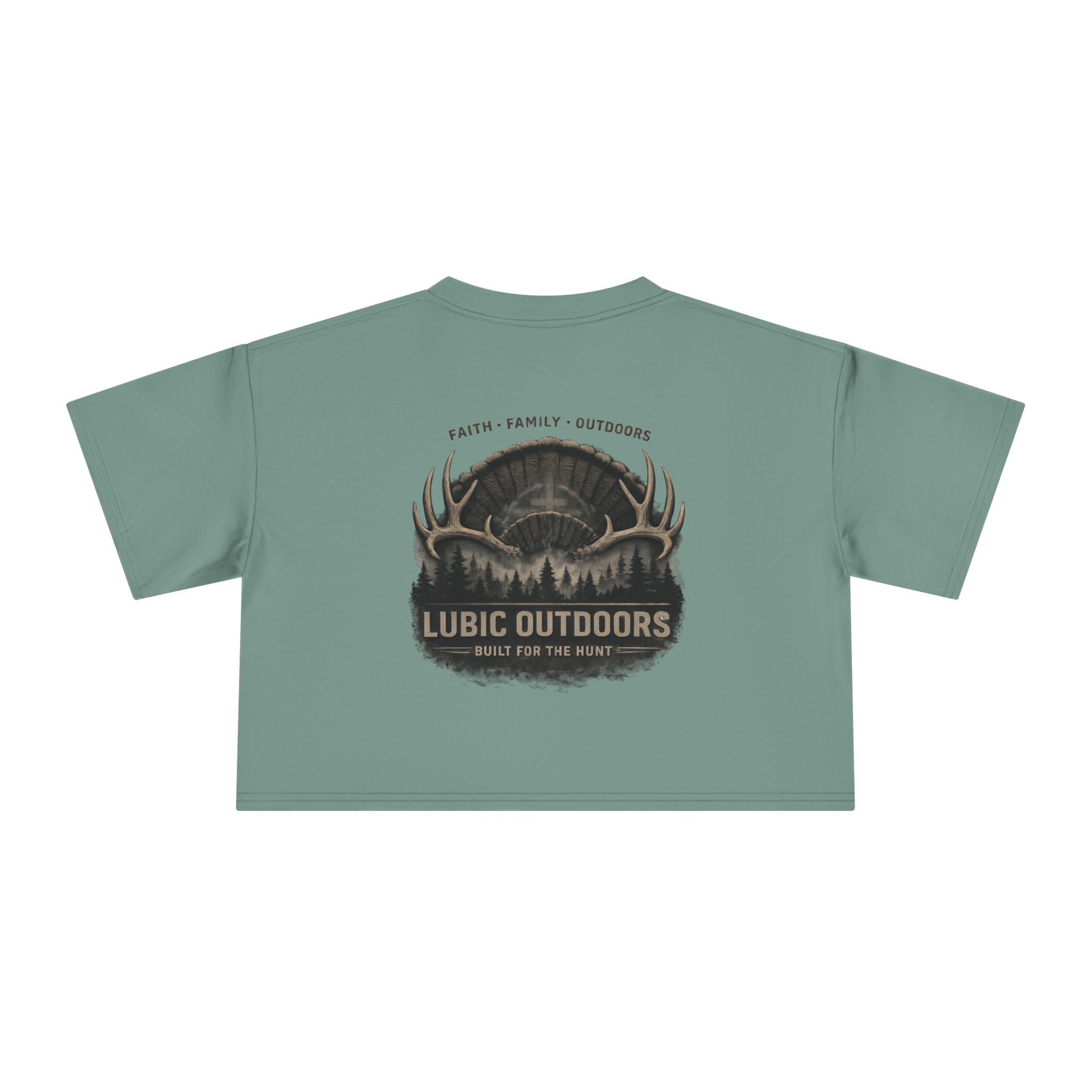 Lubic Outdoors Women's Crop Top  - “Faith Family Outdoors”