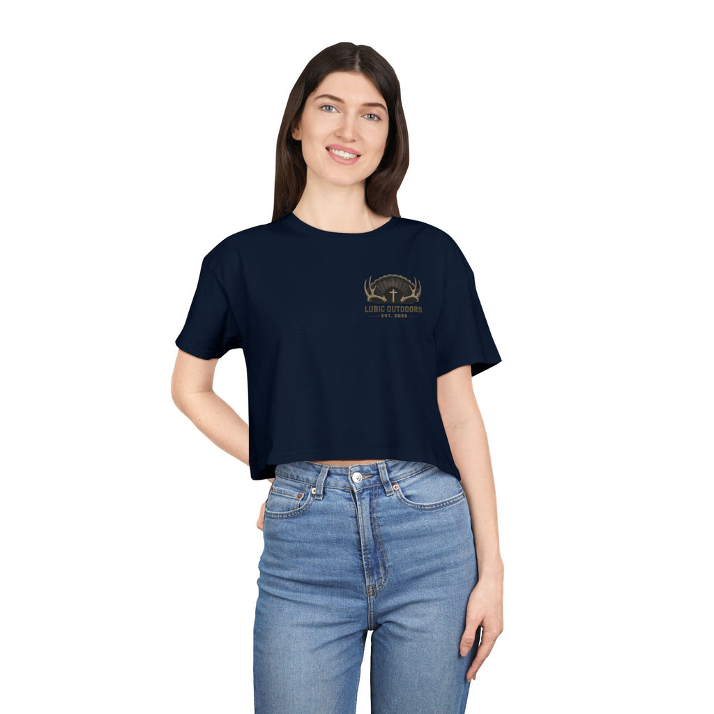 Lubic Outdoors Women's Crop Top  - “Faith Family Outdoors”