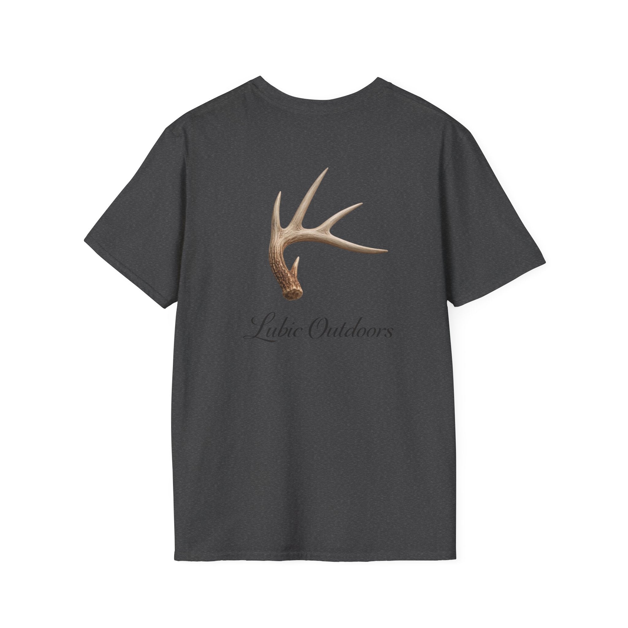 Whitetail Shed T-Shirt — "Lubic Outdoors" Graphic Tee