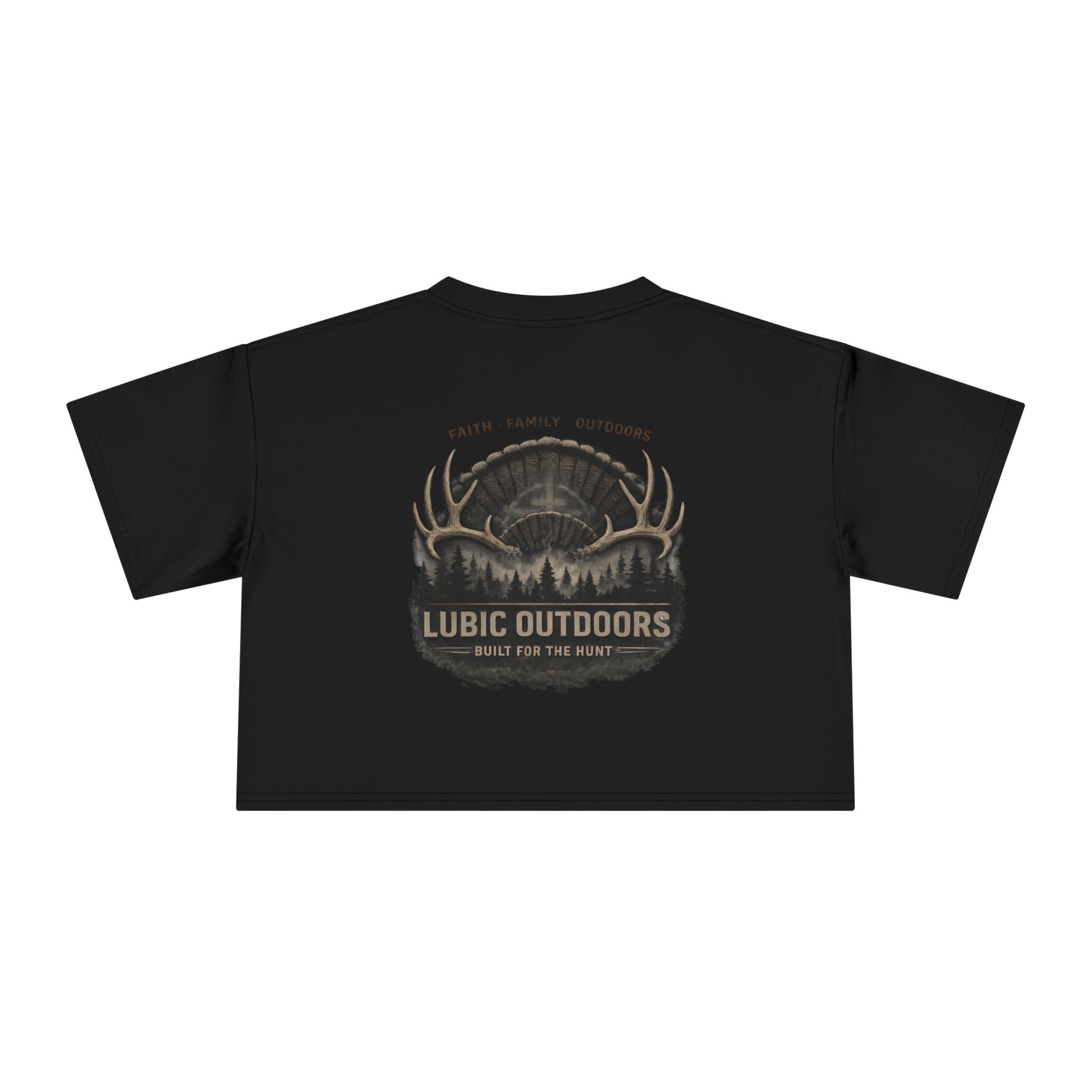 Lubic Outdoors Women's Crop Top  - “Faith Family Outdoors”