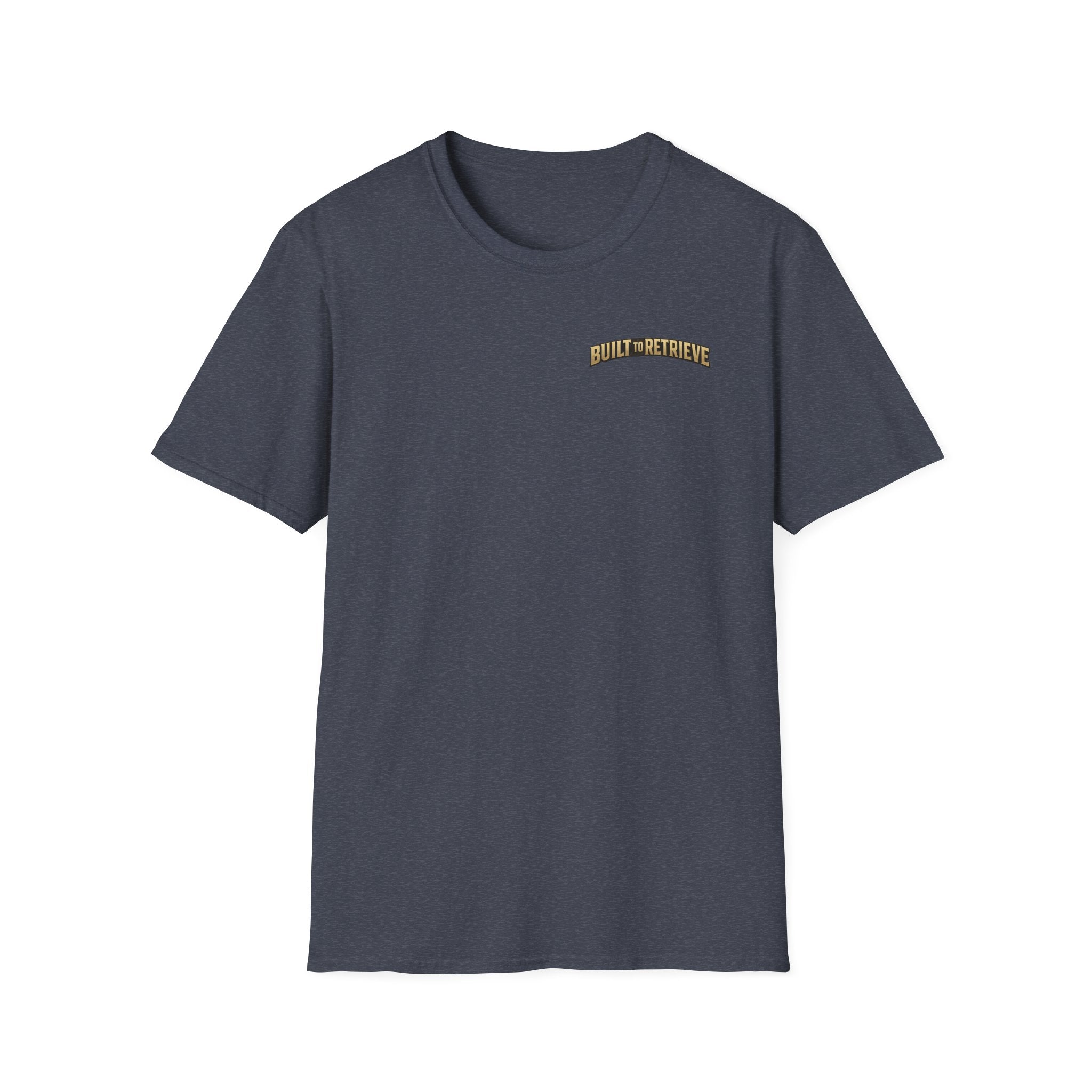 "Built to Retrieve" T-Shirt — Retriever with Mallard Graphic