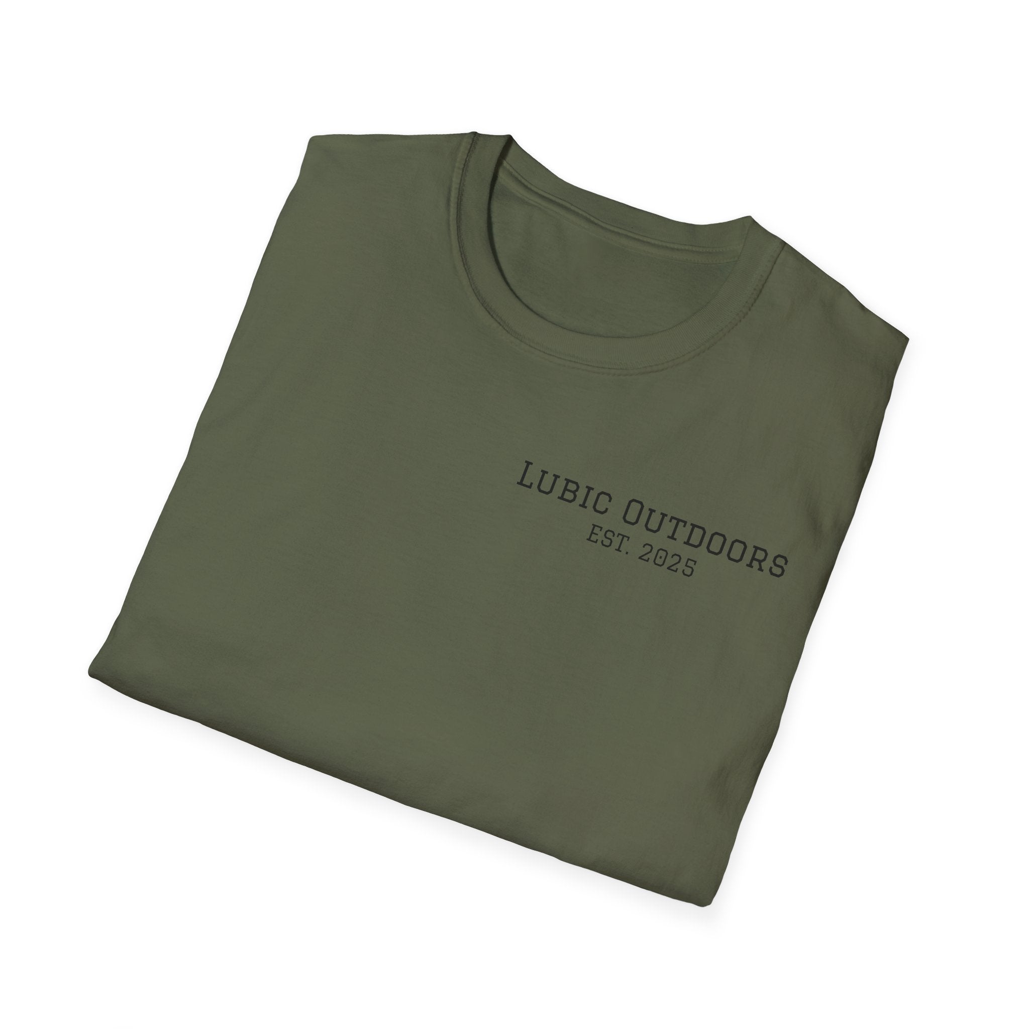 Duck Graphic T-Shirt — "Lubic Outdoors" Mallard Fly Design