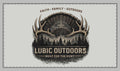 Stitched Edge Lubic Outdoors Logo Desk Mat