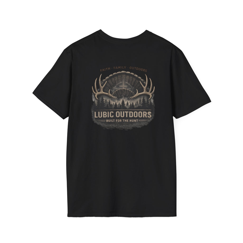 Lubic Outdoors Logo T-Shirt — Faith, Family & Outdoors Hunting Tee