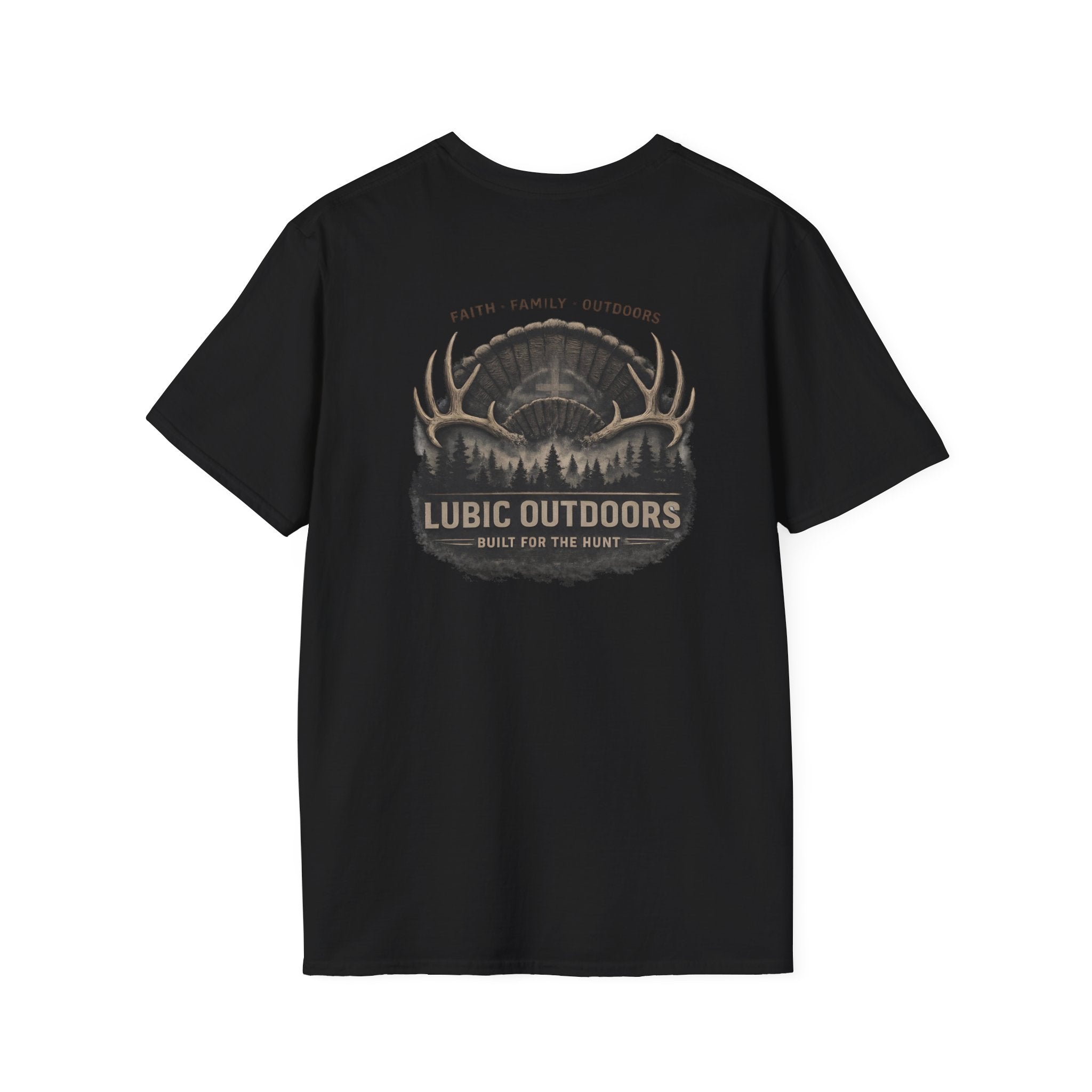 Lubic Outdoors Logo T-Shirt — Faith, Family & Outdoors Hunting Tee