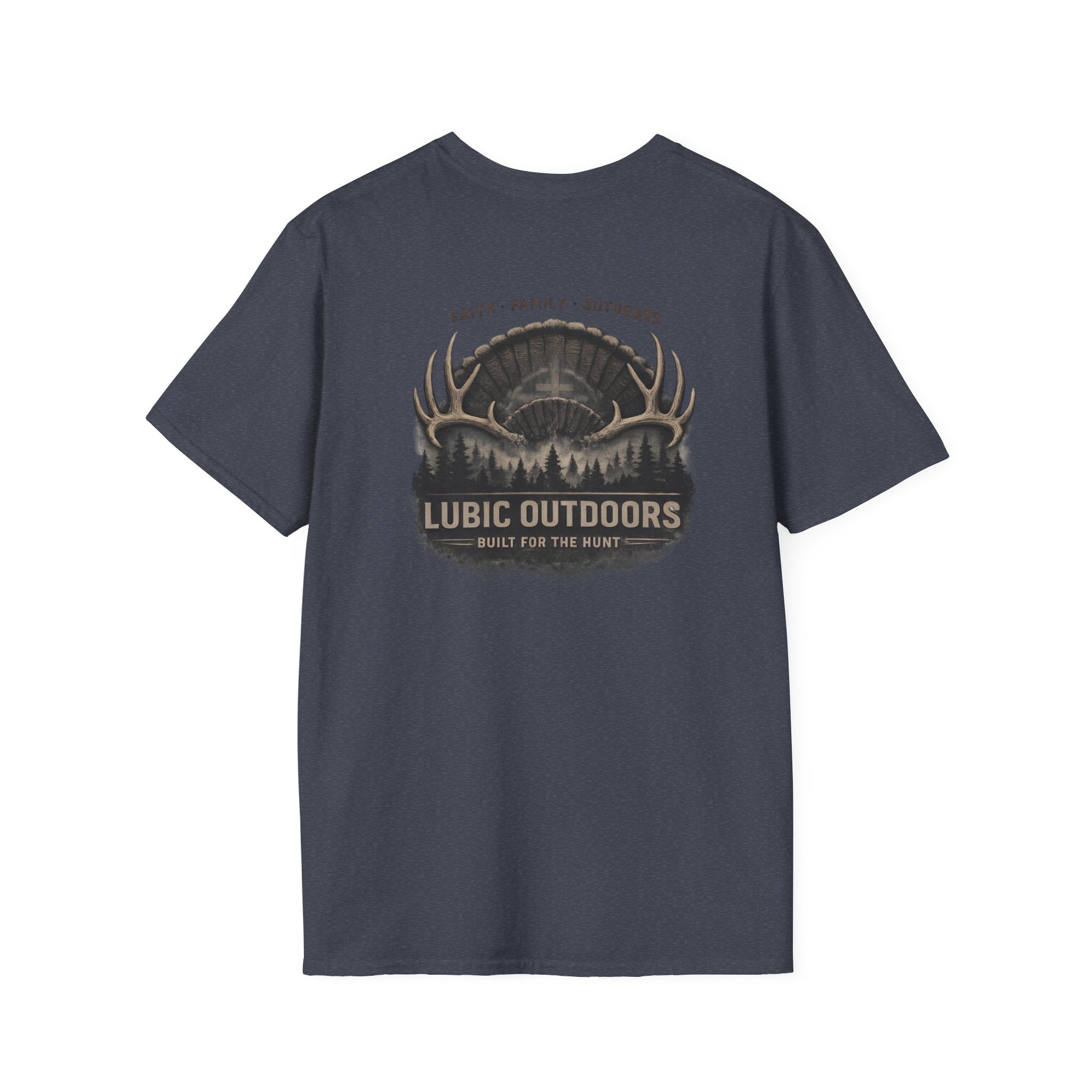 Lubic Outdoors Logo T-Shirt — Faith, Family & Outdoors Hunting Tee