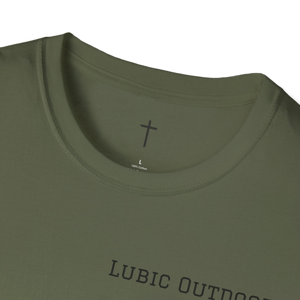 Turkey Illustration T-Shirt — "Lubic Outdoors" Back Print