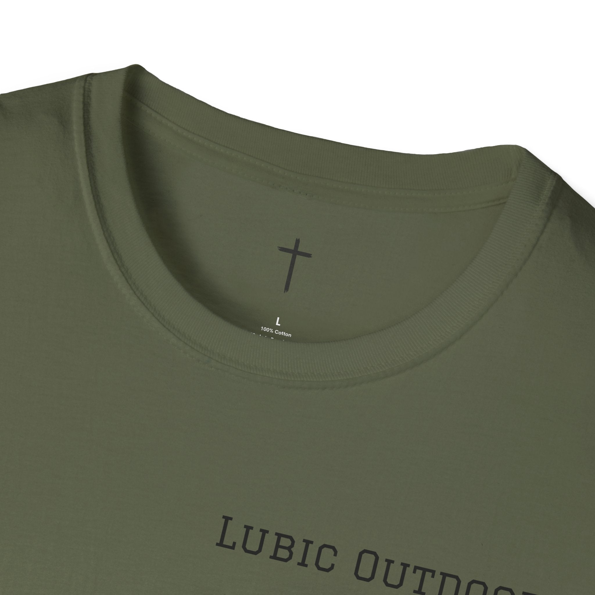 Turkey Illustration T-Shirt — "Lubic Outdoors" Back Print