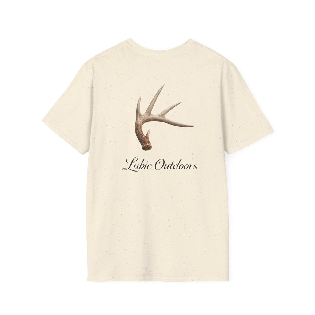Whitetail Shed T-Shirt — "Lubic Outdoors" Graphic Tee