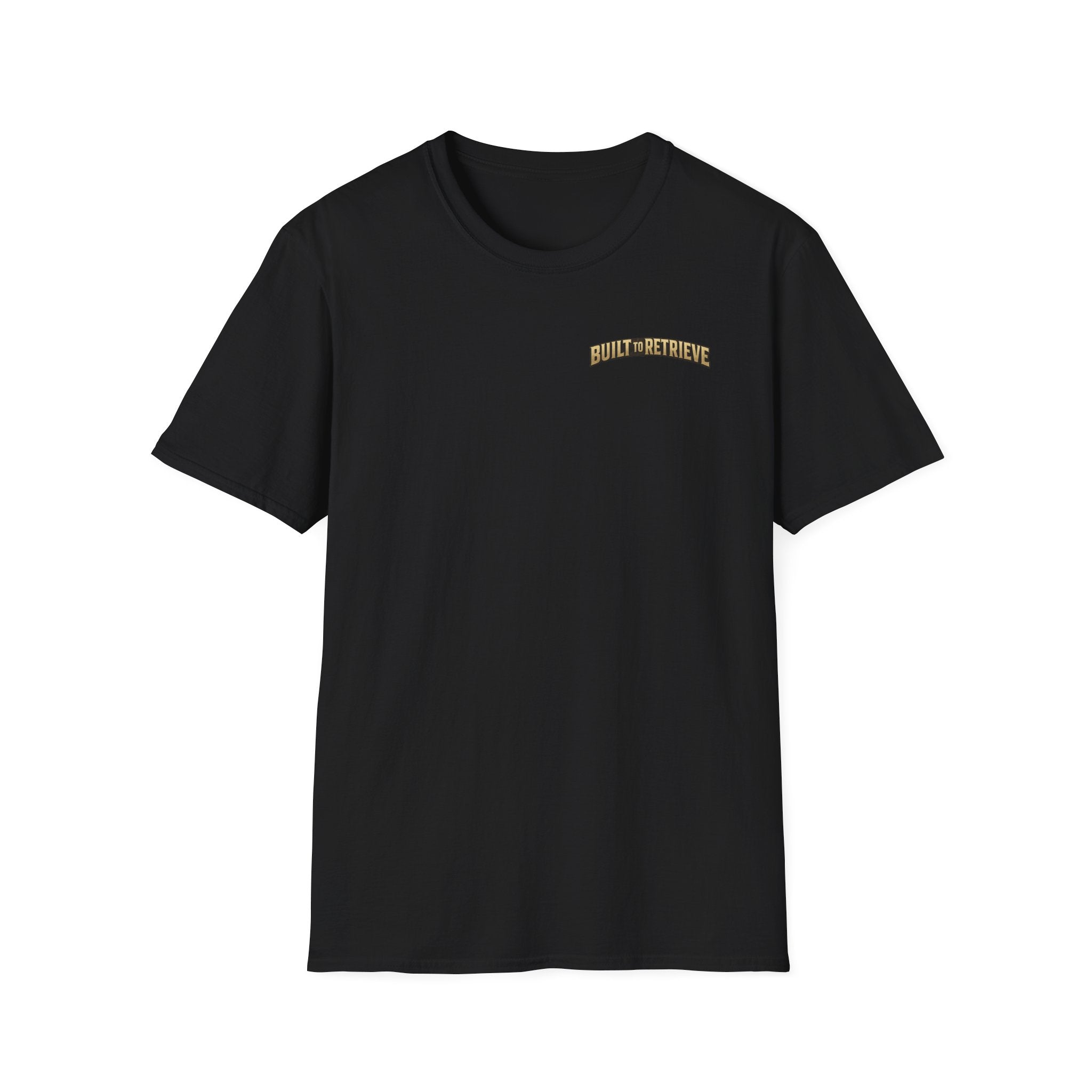 "Built to Retrieve" T-Shirt — Retriever with Mallard Graphic