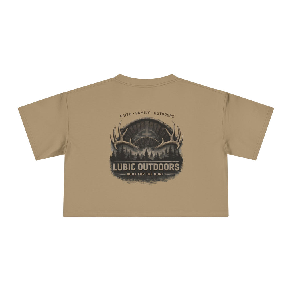 Lubic Outdoors Women's Crop Top  - “Faith Family Outdoors”