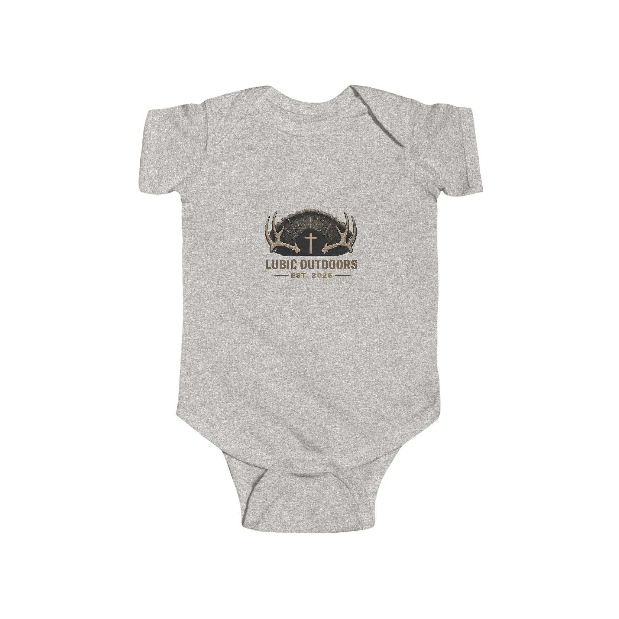 Lubic Outdoors Infant Bodysuit — Logo design
