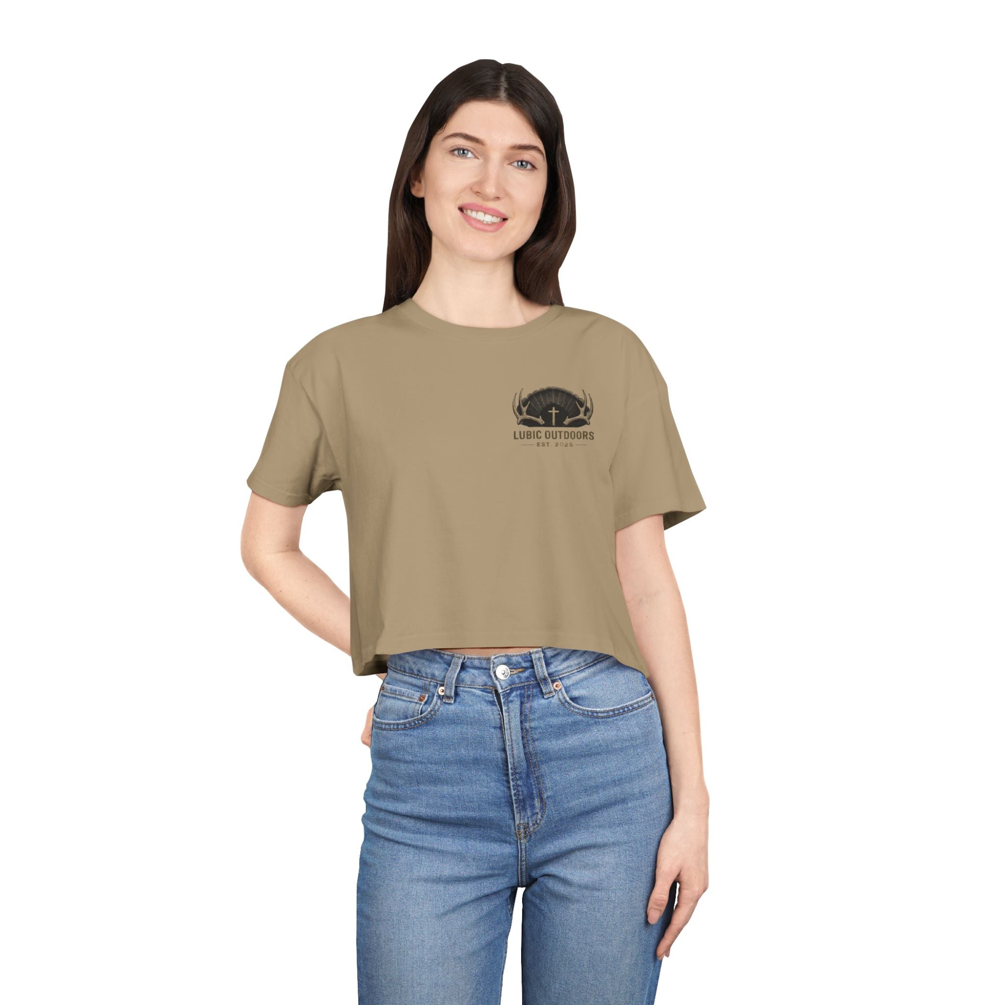 Lubic Outdoors Women's Crop Top  - “Faith Family Outdoors”