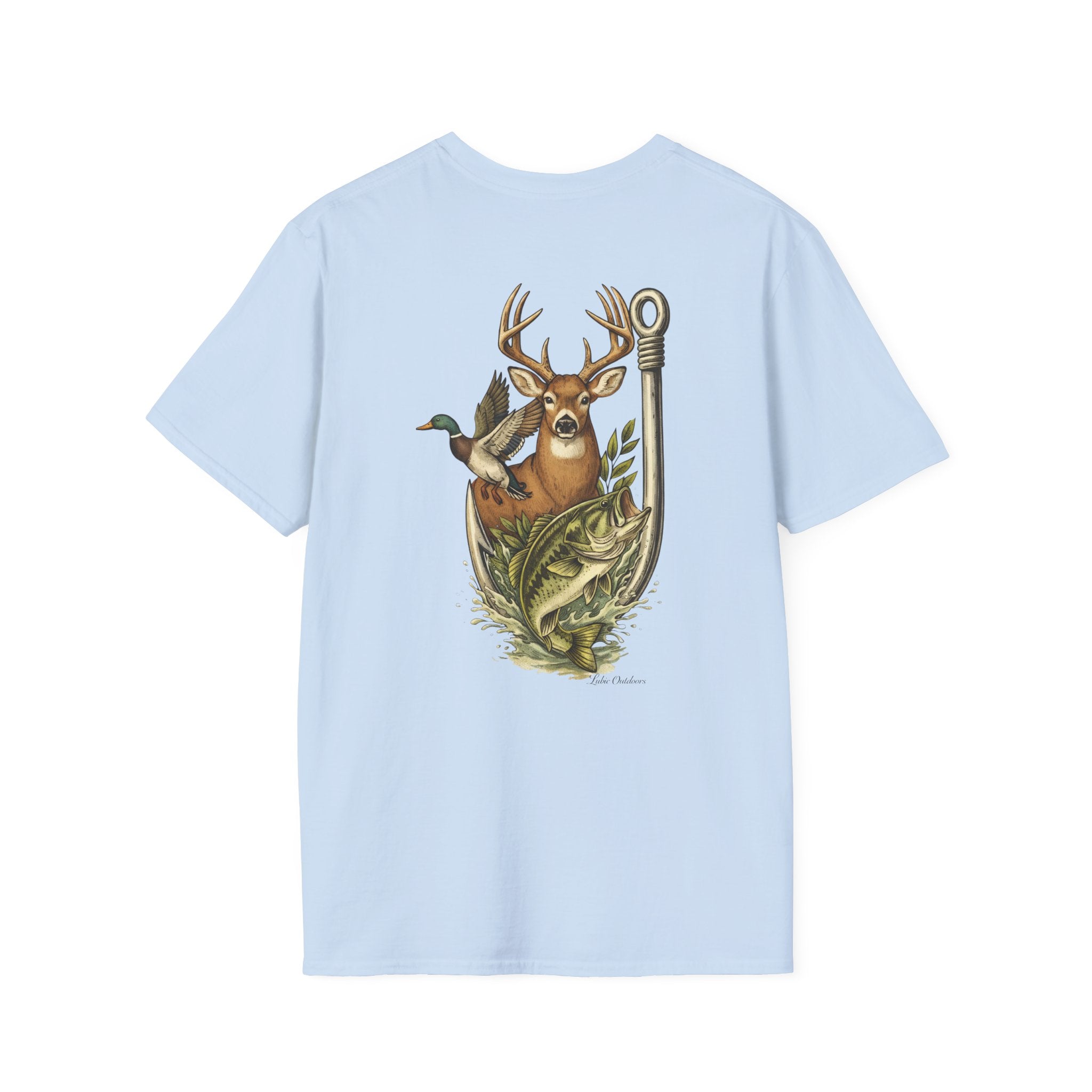 Outdoors T-Shirt — 'Lubic Outdoors' Hunting & Fishing Graphic Tee