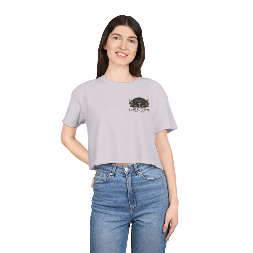 Lubic Outdoors Women's Crop Top  - “Faith Family Outdoors”