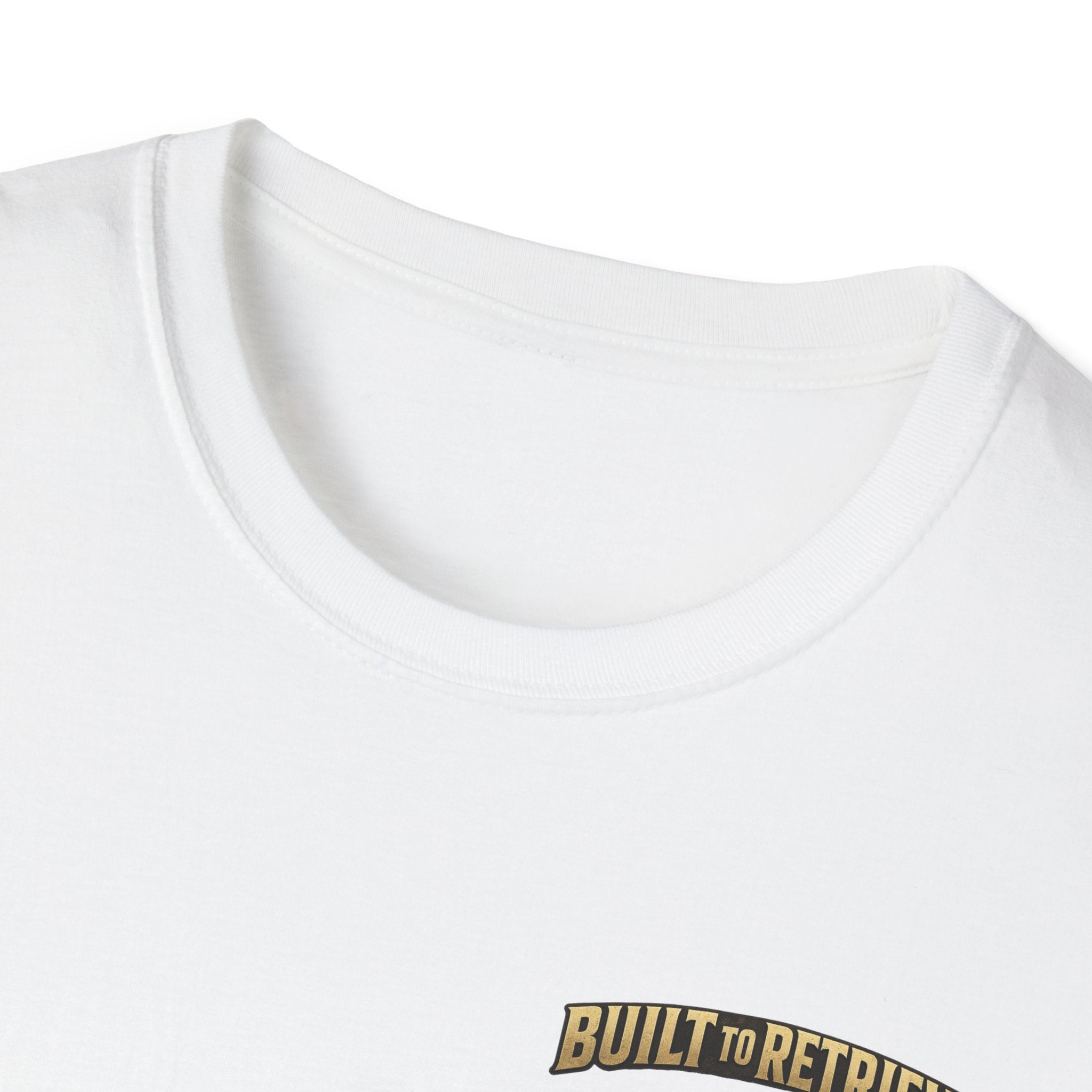 "Built to Retrieve" T-Shirt — Retriever with Mallard Graphic