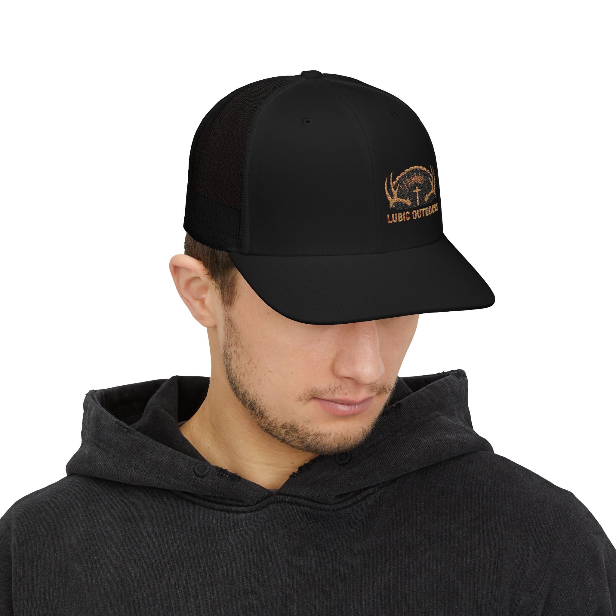 Embroidered Trucker Cap – Lubic Outdoors Logo Snapback