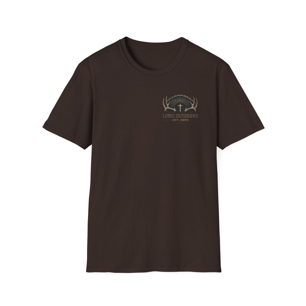 Lubic Outdoors Logo T-Shirt — Faith, Family & Outdoors Hunting Tee