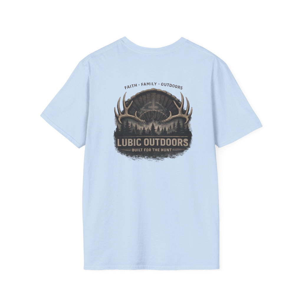 Lubic Outdoors Logo T-Shirt — Faith, Family & Outdoors Hunting Tee