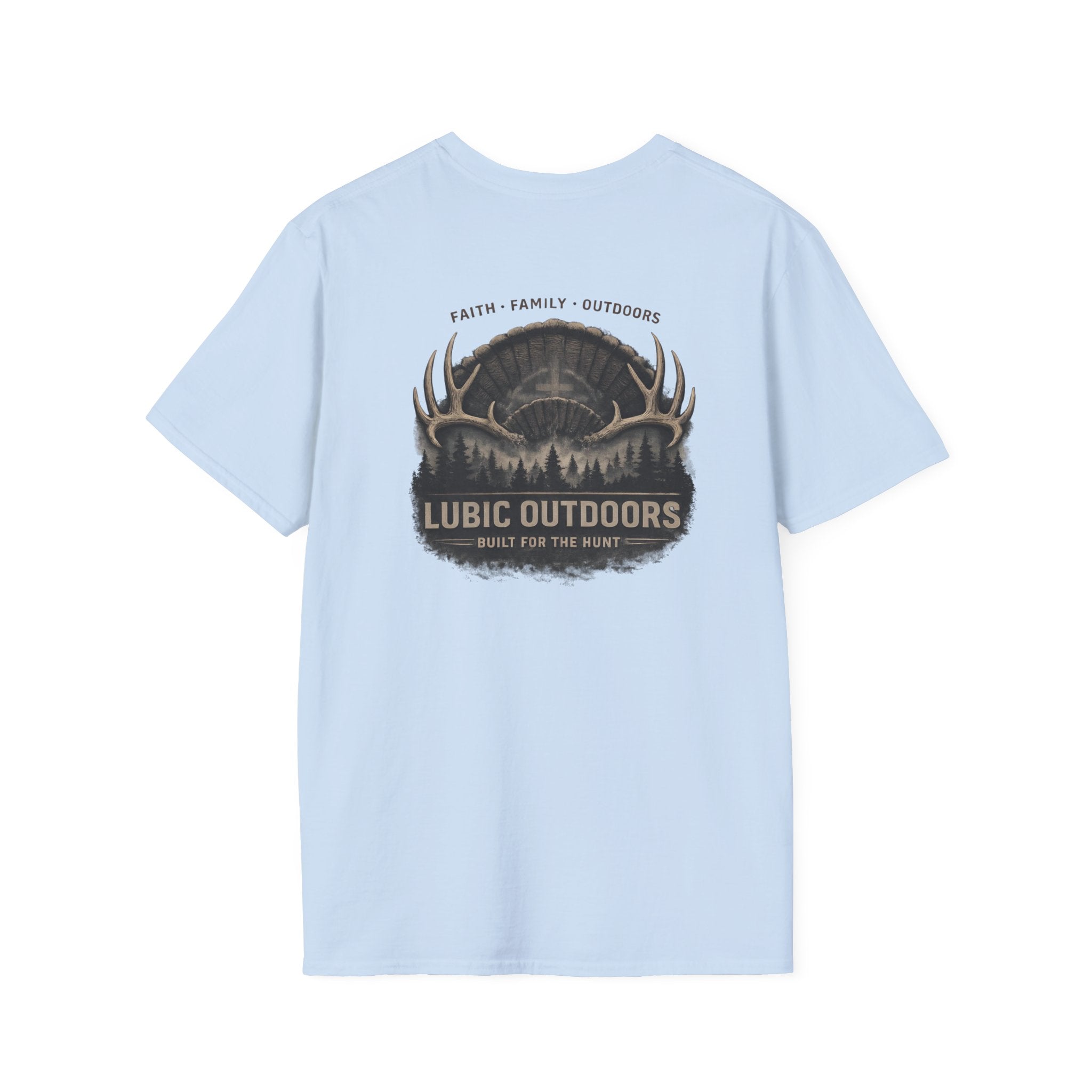 Lubic Outdoors Logo T-Shirt — Faith, Family & Outdoors Hunting Tee