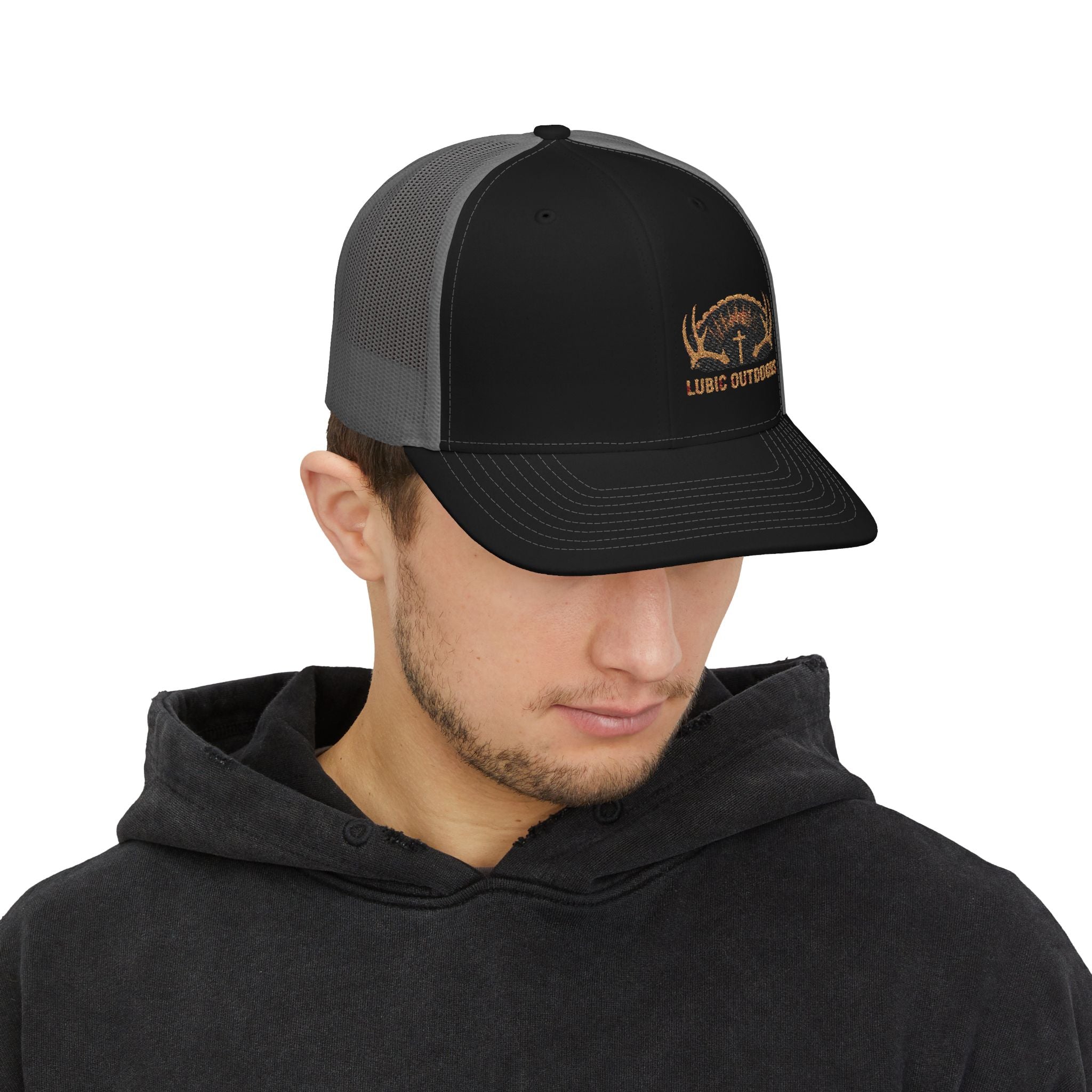 Embroidered Trucker Cap – Lubic Outdoors Logo Snapback