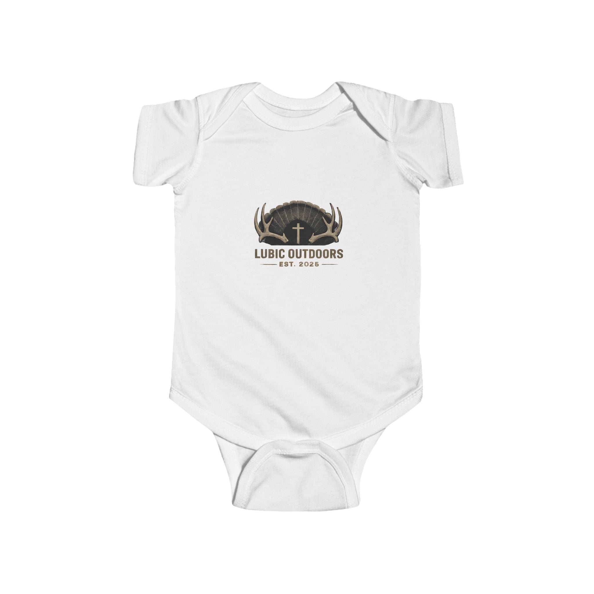 Lubic Outdoors Infant Bodysuit — Logo design