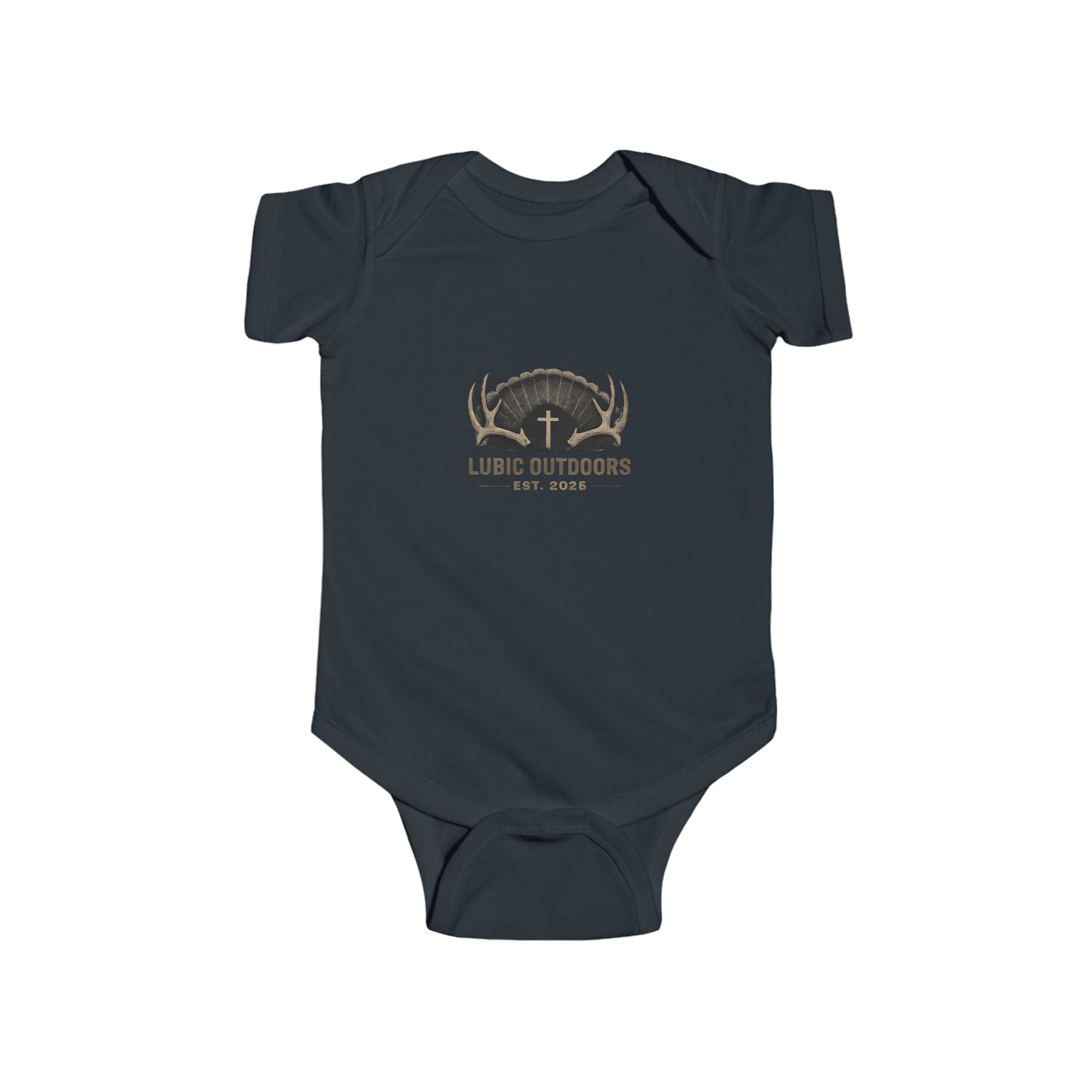 Lubic Outdoors Infant Bodysuit — Logo design