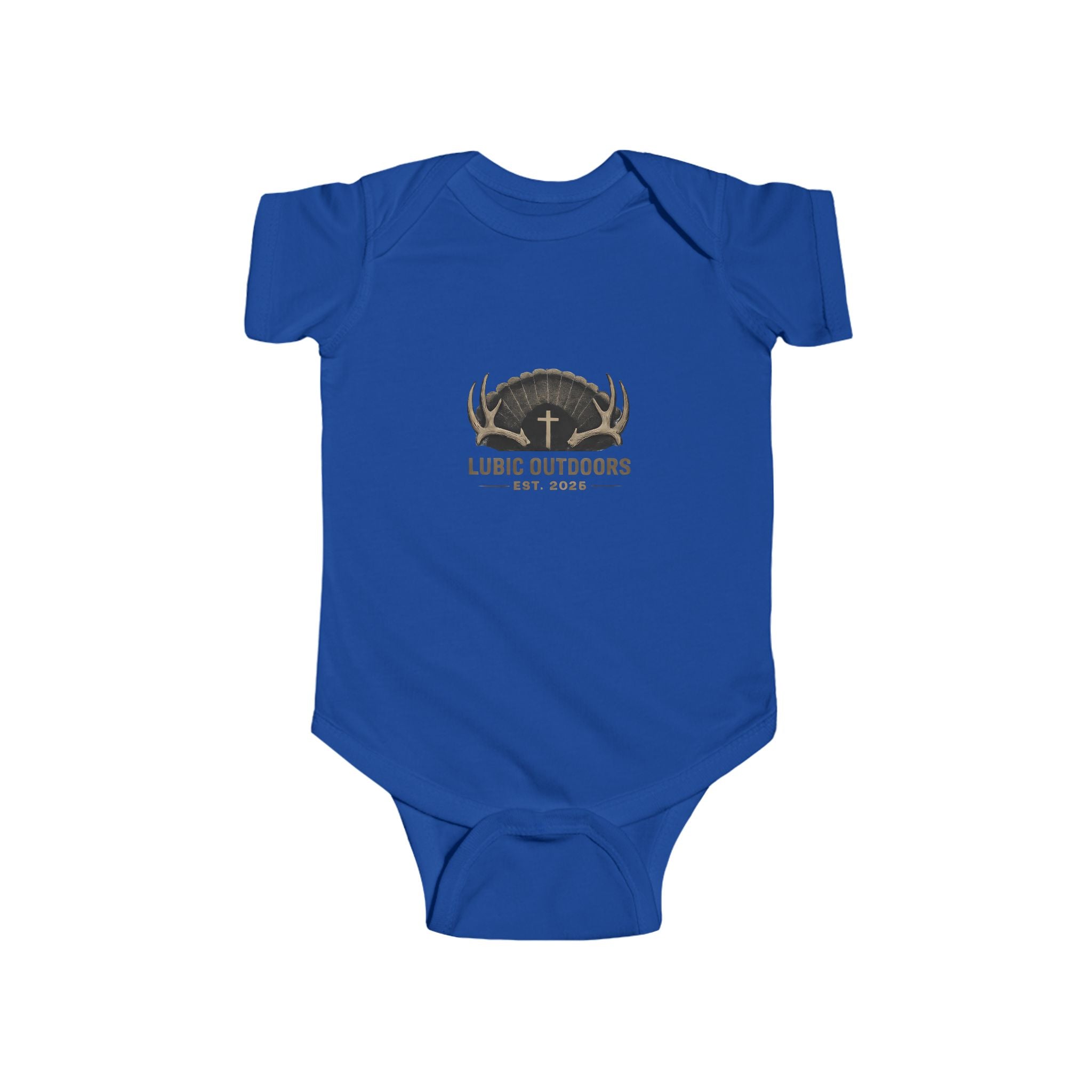 Lubic Outdoors Infant Bodysuit — Logo design