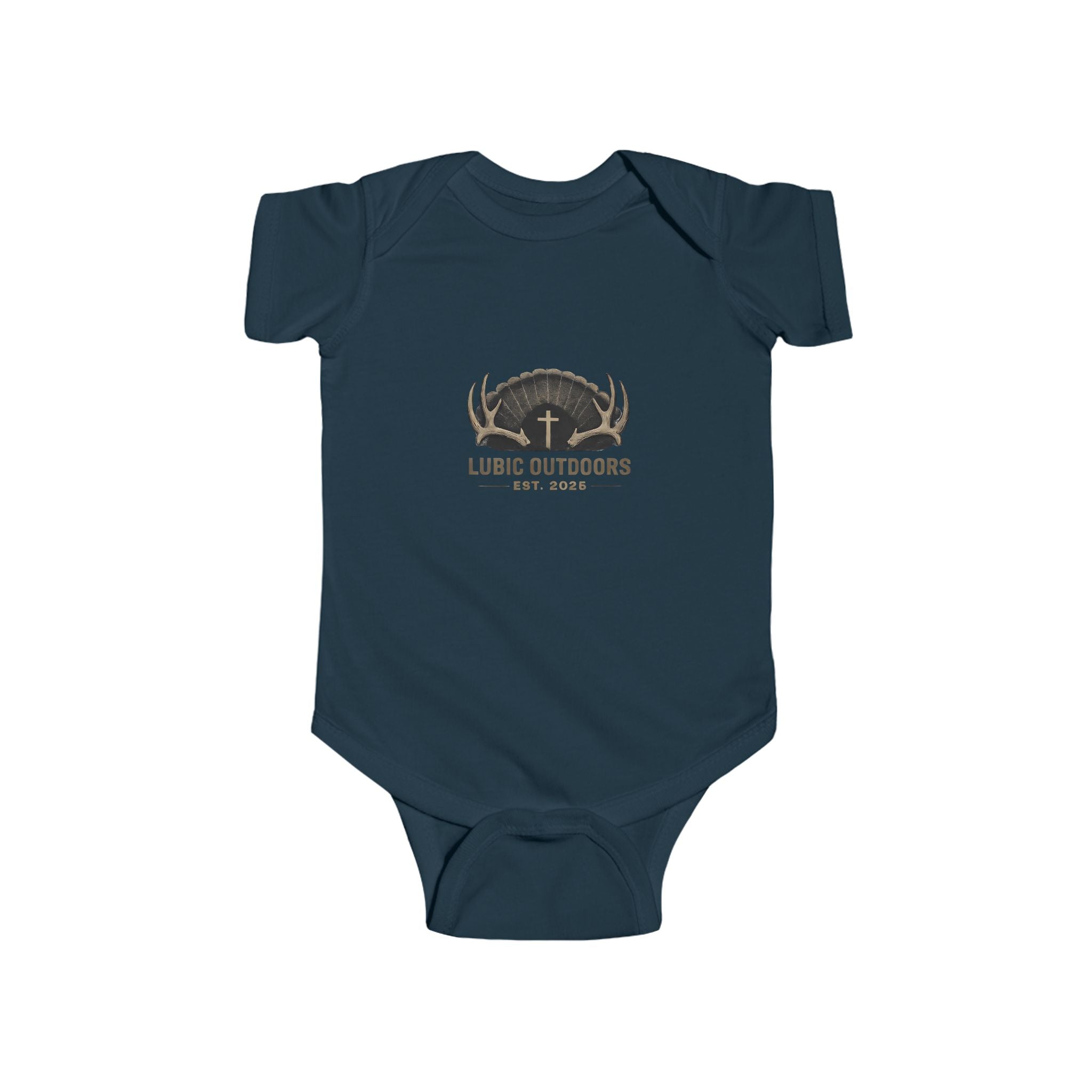 Lubic Outdoors Infant Bodysuit — Logo design