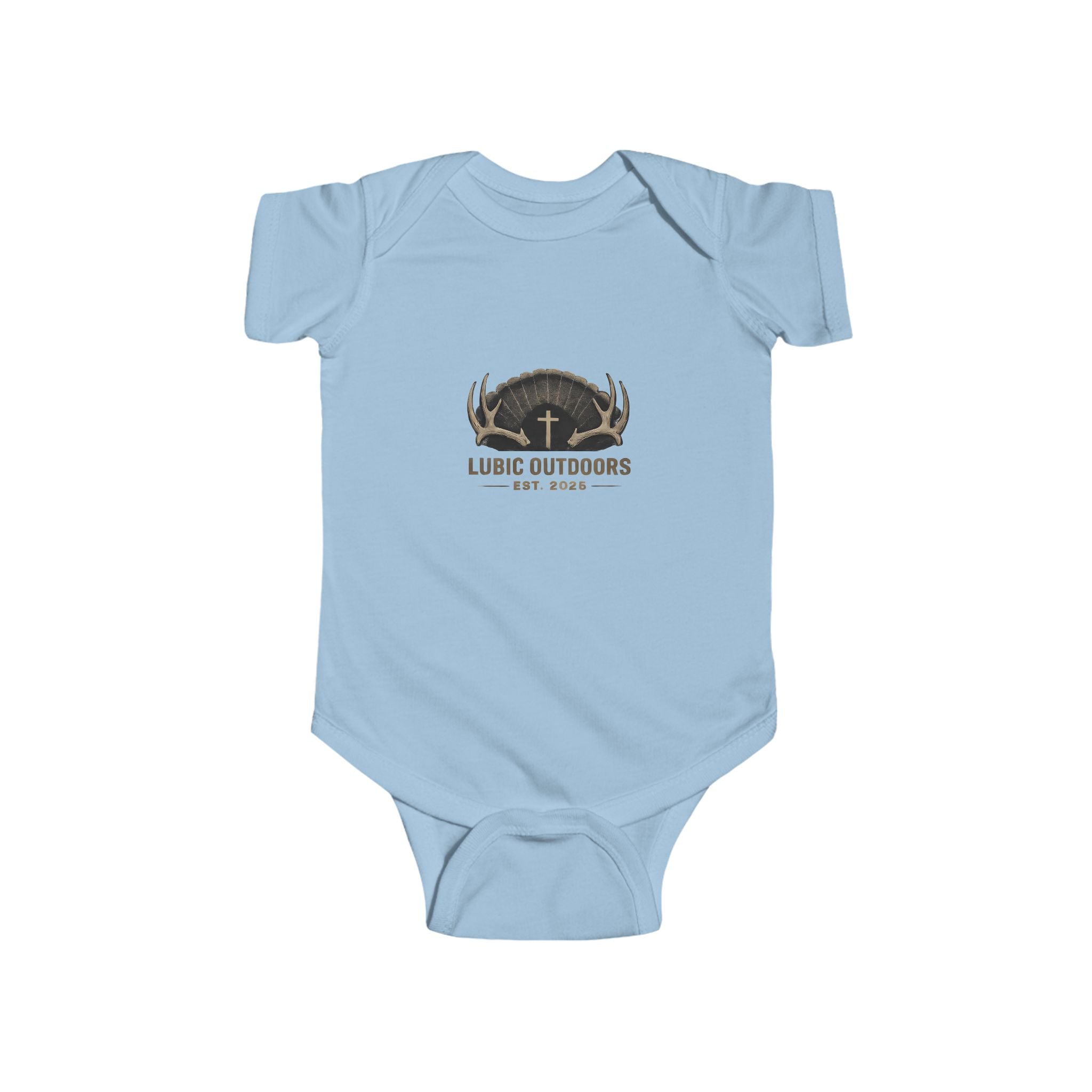 Lubic Outdoors Infant Bodysuit — Logo design